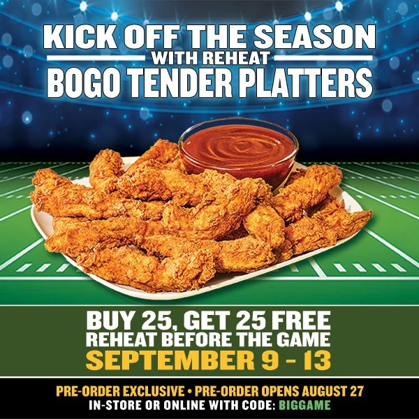 Football Season Kickoff BOGO