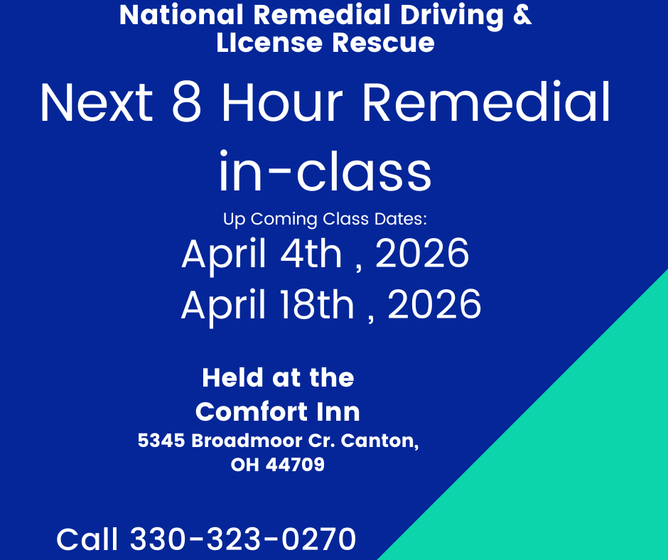 eight hour remedial driving class