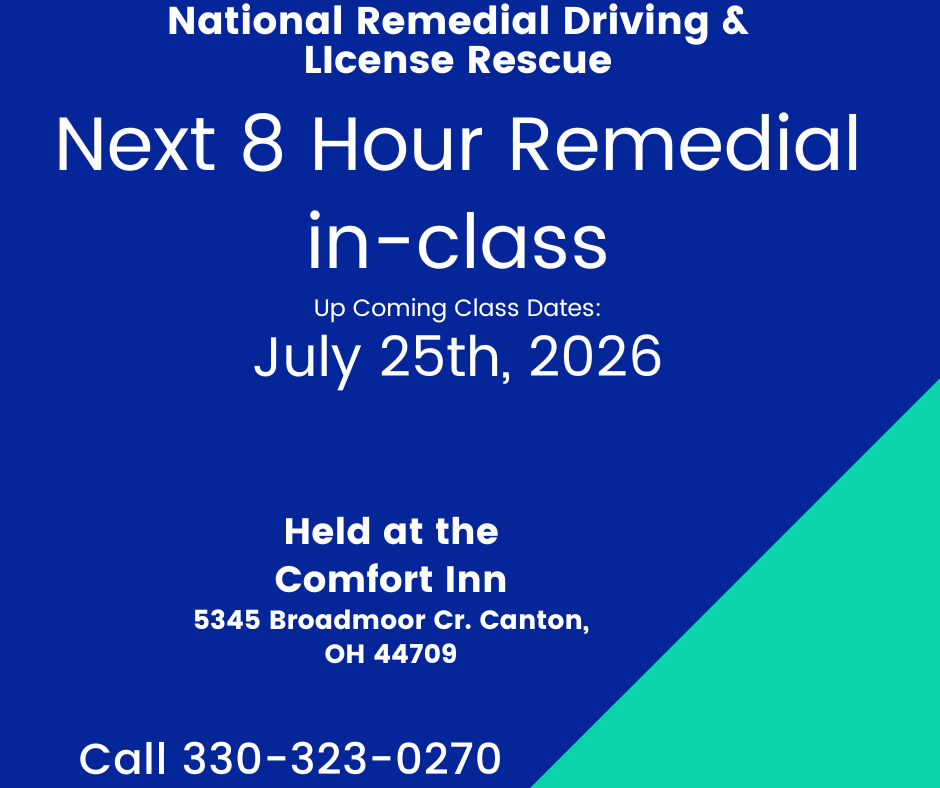 eight hour adult remedial driving class