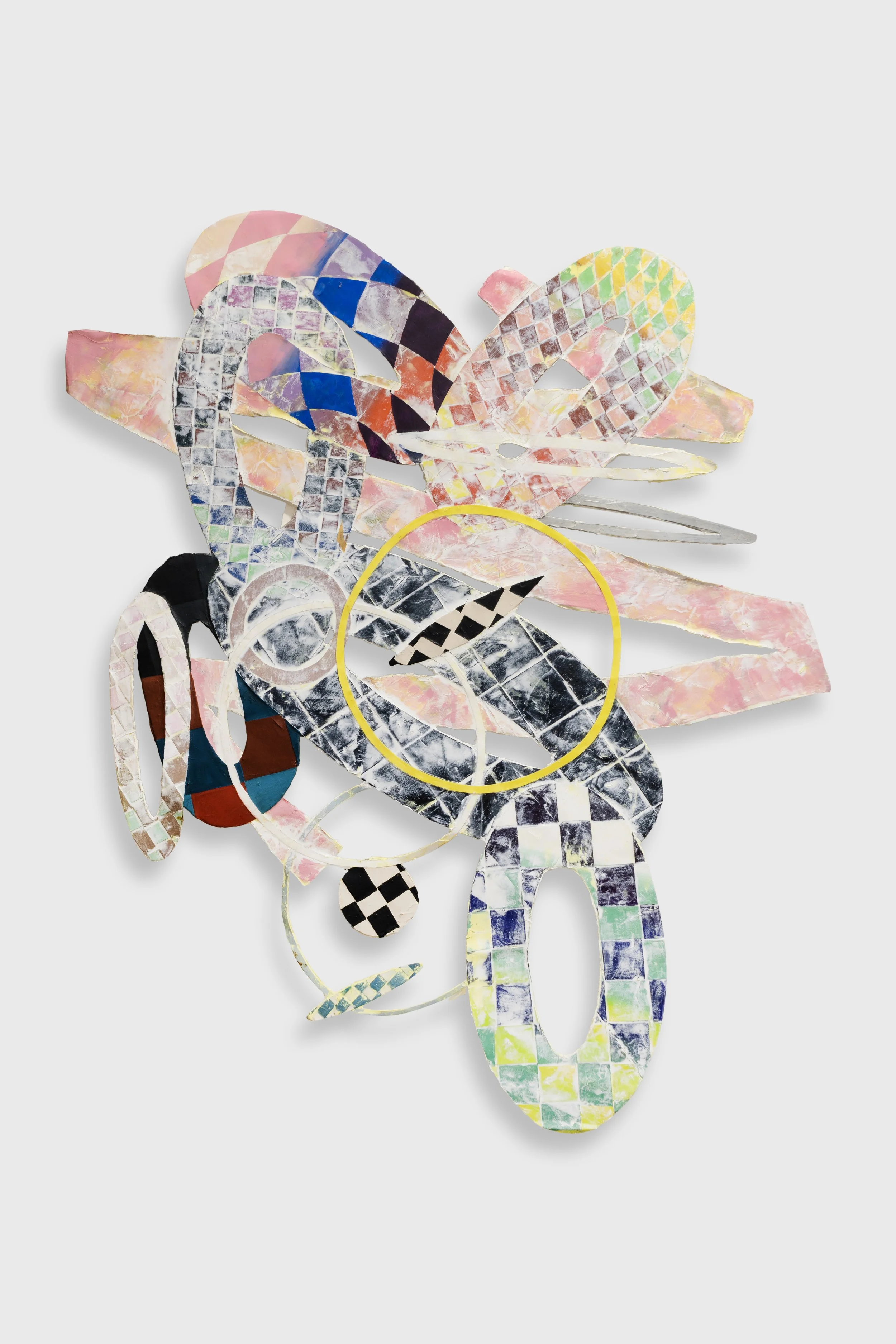 Al Loving, "Bird of Birds", 2004, acrylic rag paper on plexi, 58" x 50"