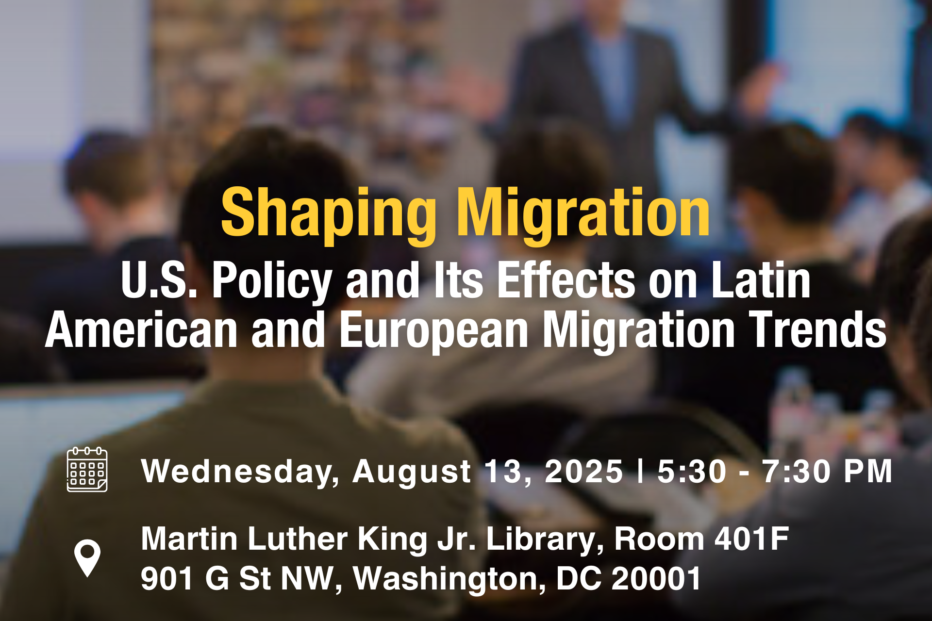 Shaping Migration: U.S. Policy and Its Effects on Latin American and European Migration Trends