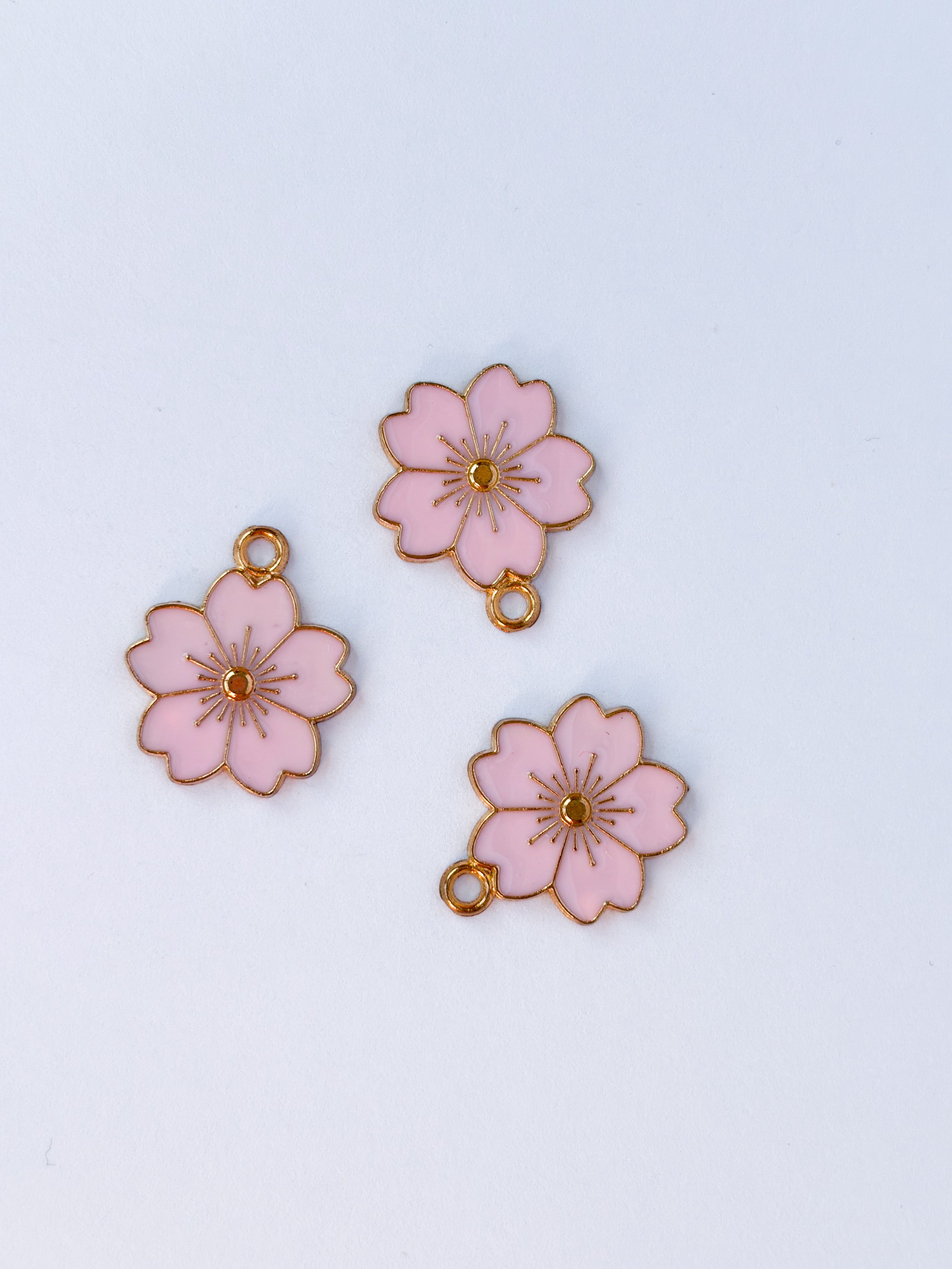 Light Pink Flower Charm