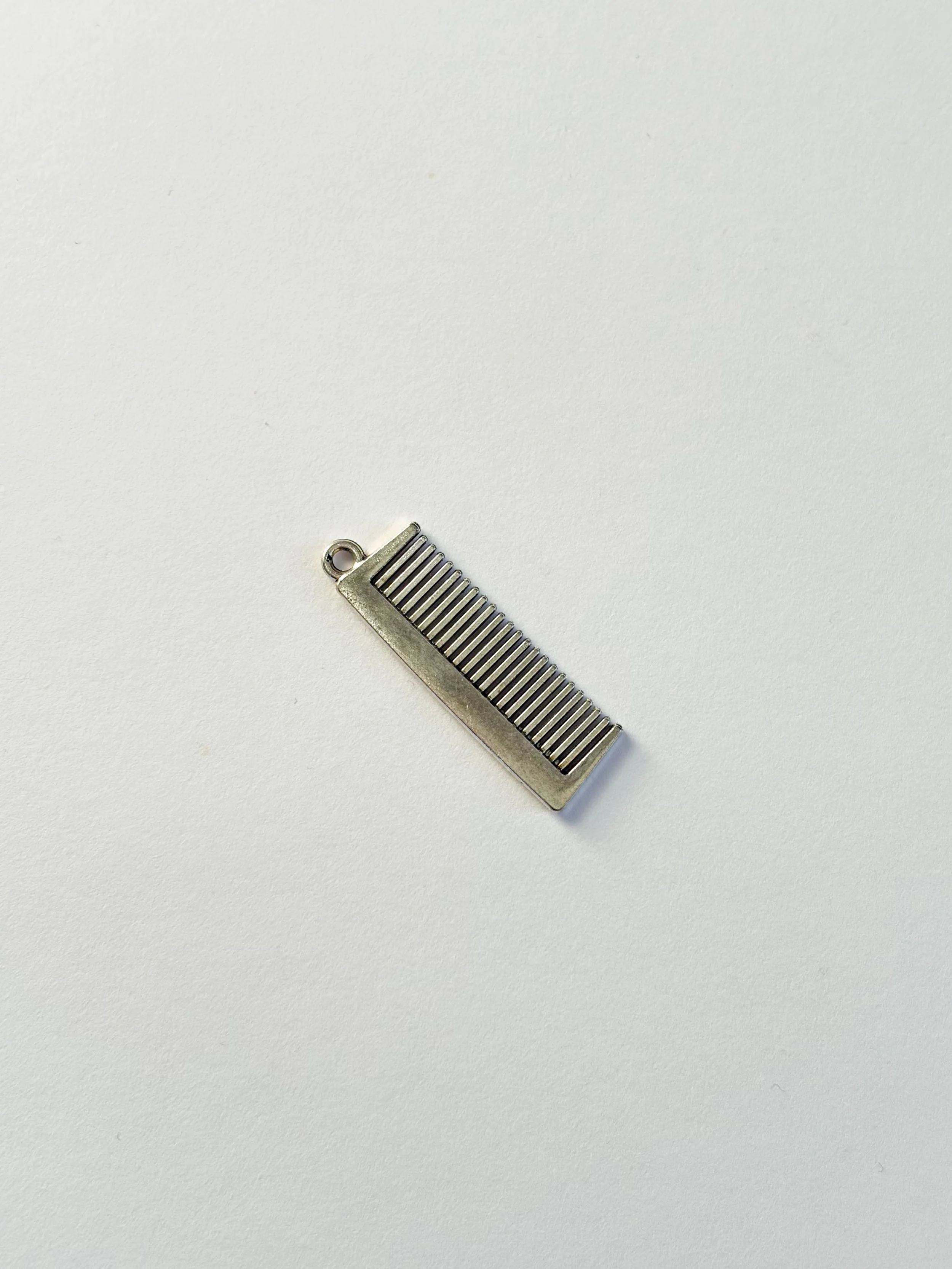 Silver Comb Charm