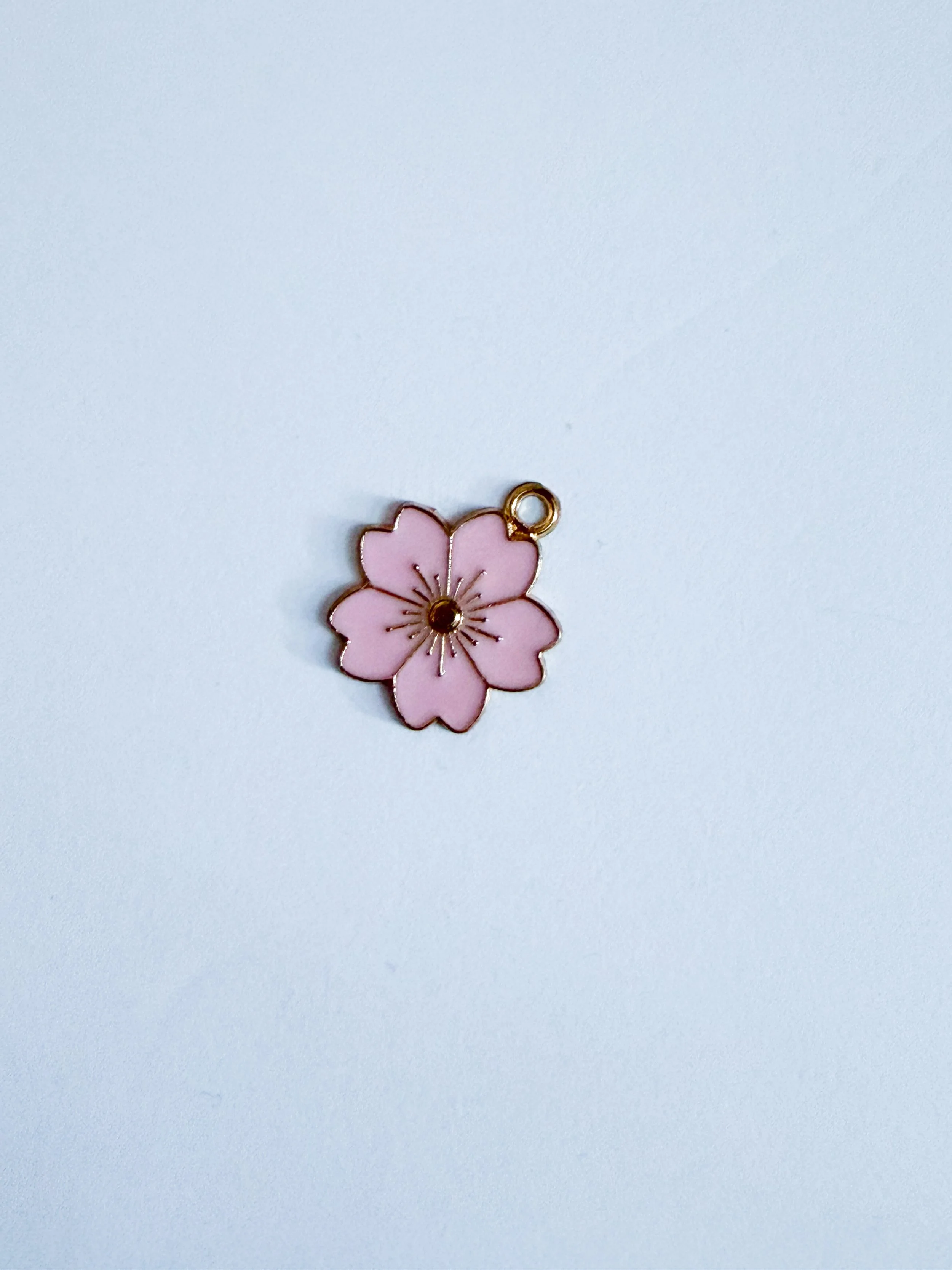Light Pink Flower Charm