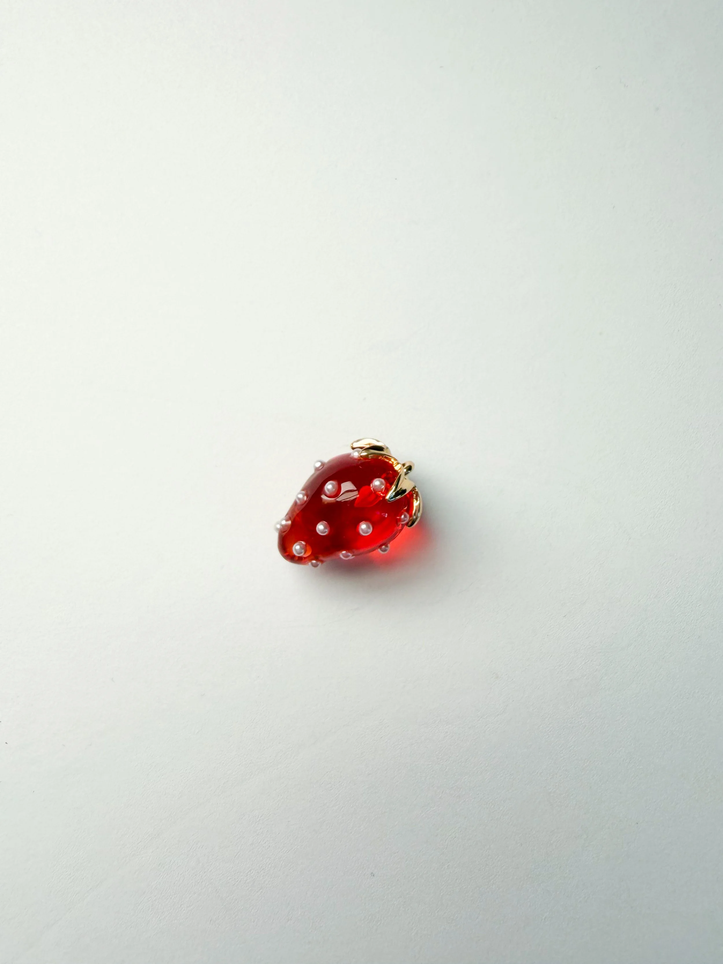 Big Red Strawberry Charm
