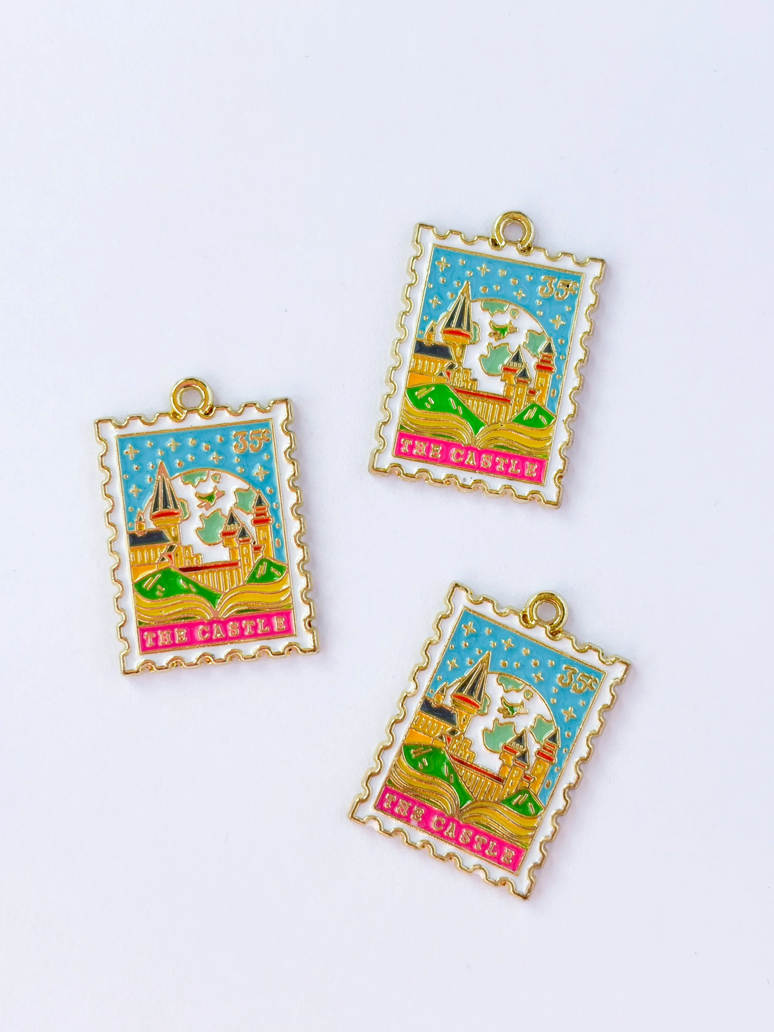 Colorful Stamp Charm