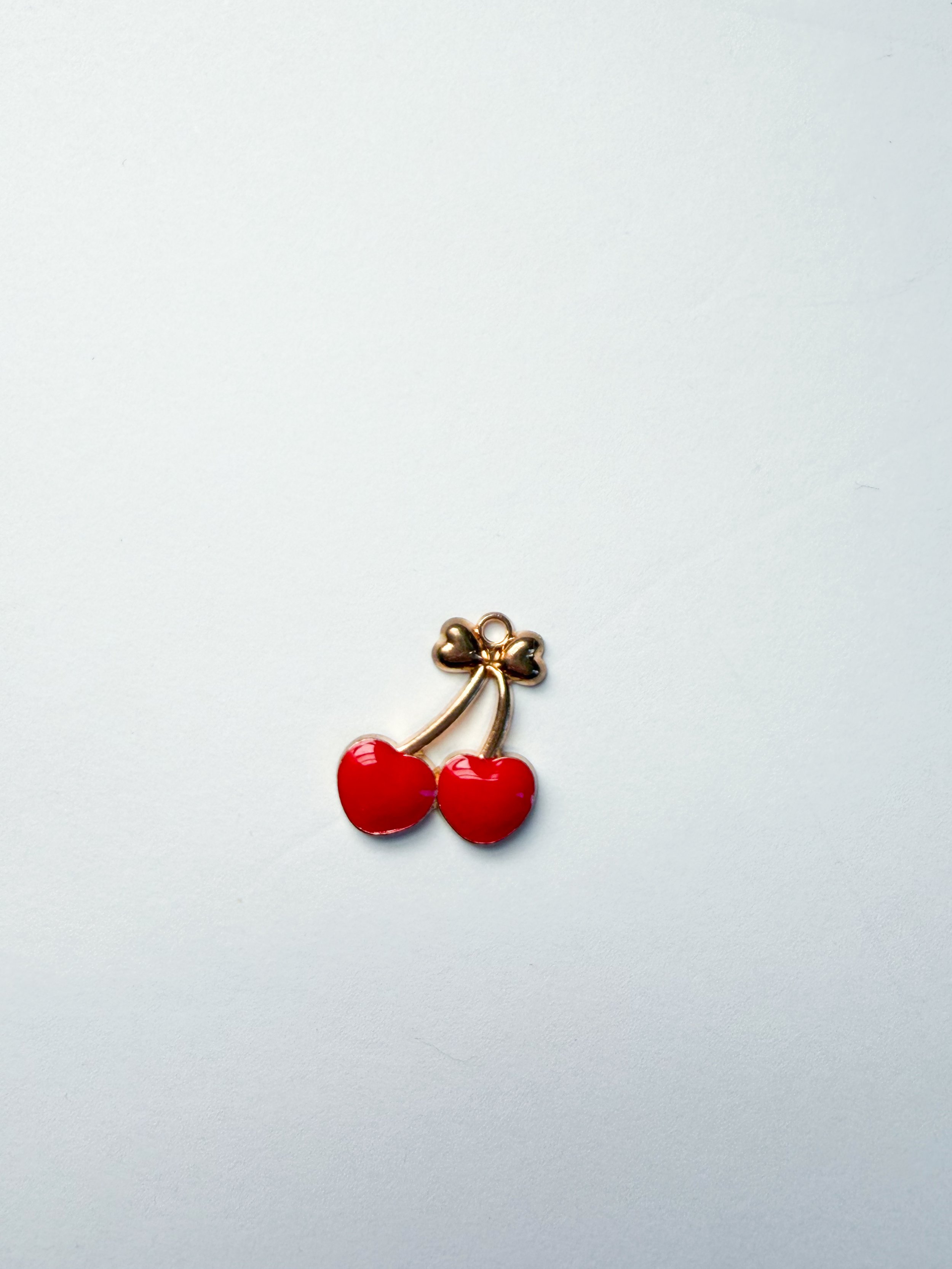 Cherry Bow Charm