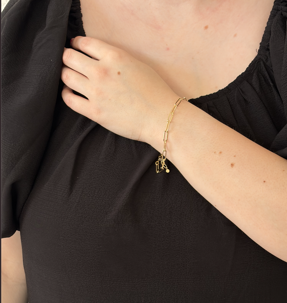 Gold Thin Bracelet Chain