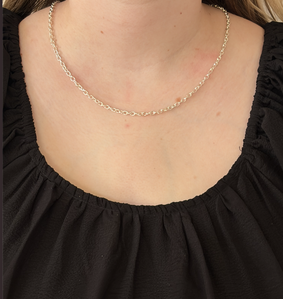 Simple Silver Necklace Chain
