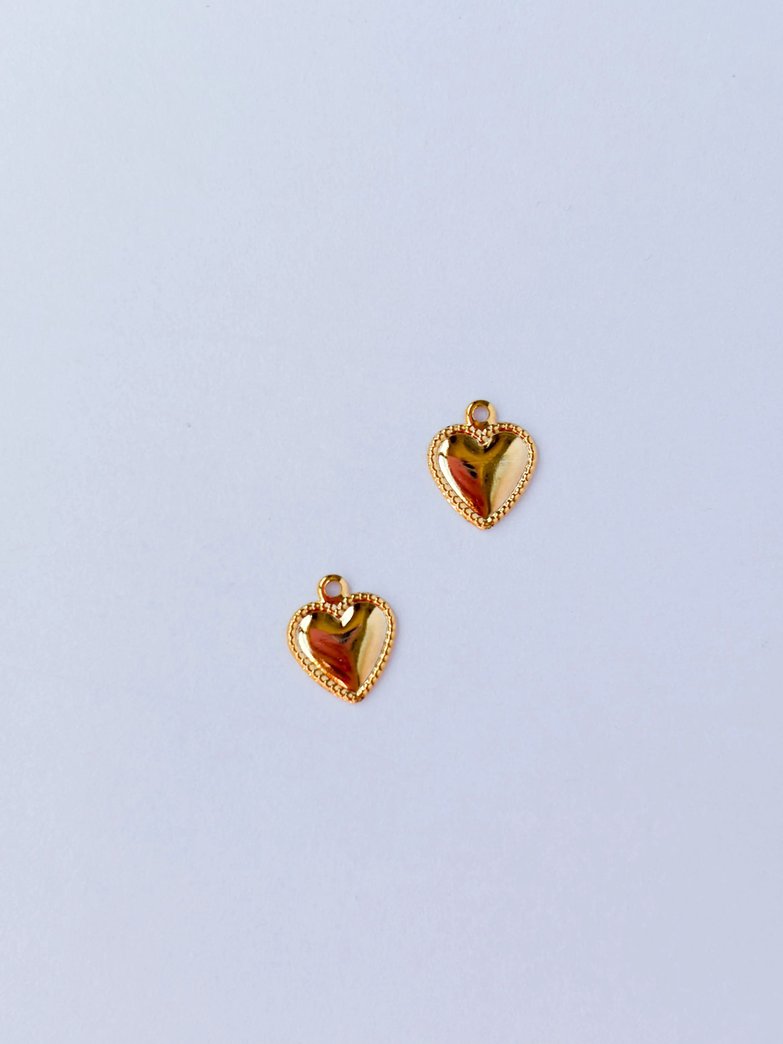 Mini Gold Heart Charm