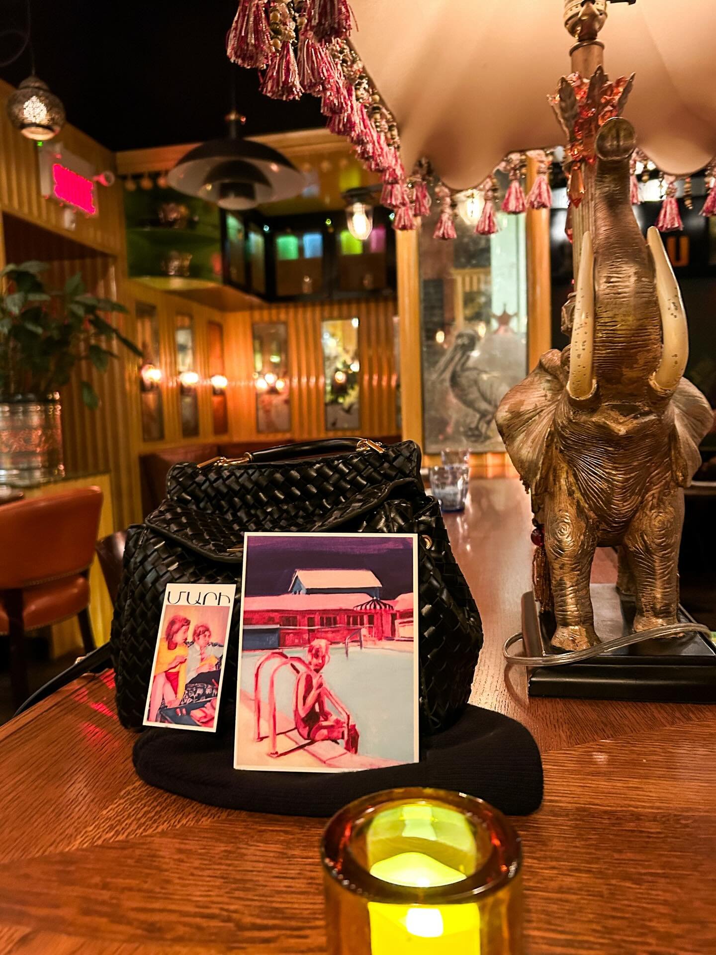 Took the postcards out for dinner tonight 😂