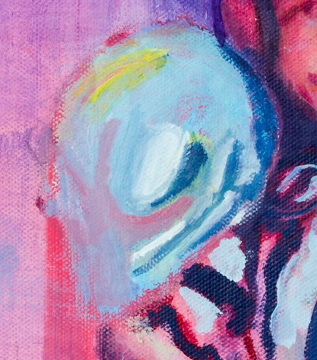 Is this piece done? Not sure. Had to stop working on it because my residency was done and I had to exhibit the works I made during it (this being the third of the series creatives at the @vavgallery this past summer.) but then I kind of liked the &ld