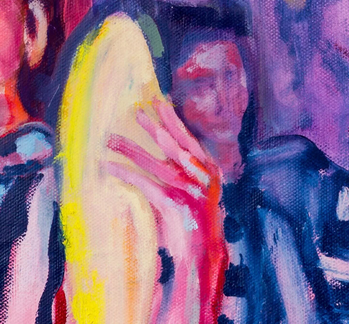 I know a lot of people find hands difficult to paint.
What I&rsquo;ve learned is that you only need a few key structural elements, and the viewer&rsquo;s mind fills in the rest. 

For me, it&rsquo;s the wrist, the knuckles, and the three sections of 