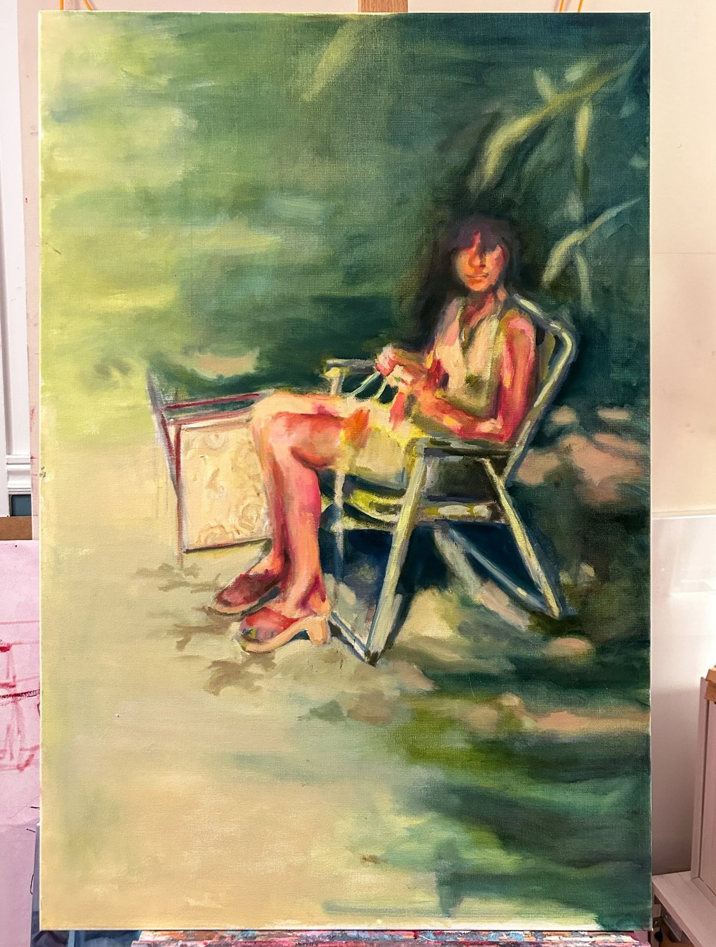 Almost there! Next step is to get the glowy dappled effect.