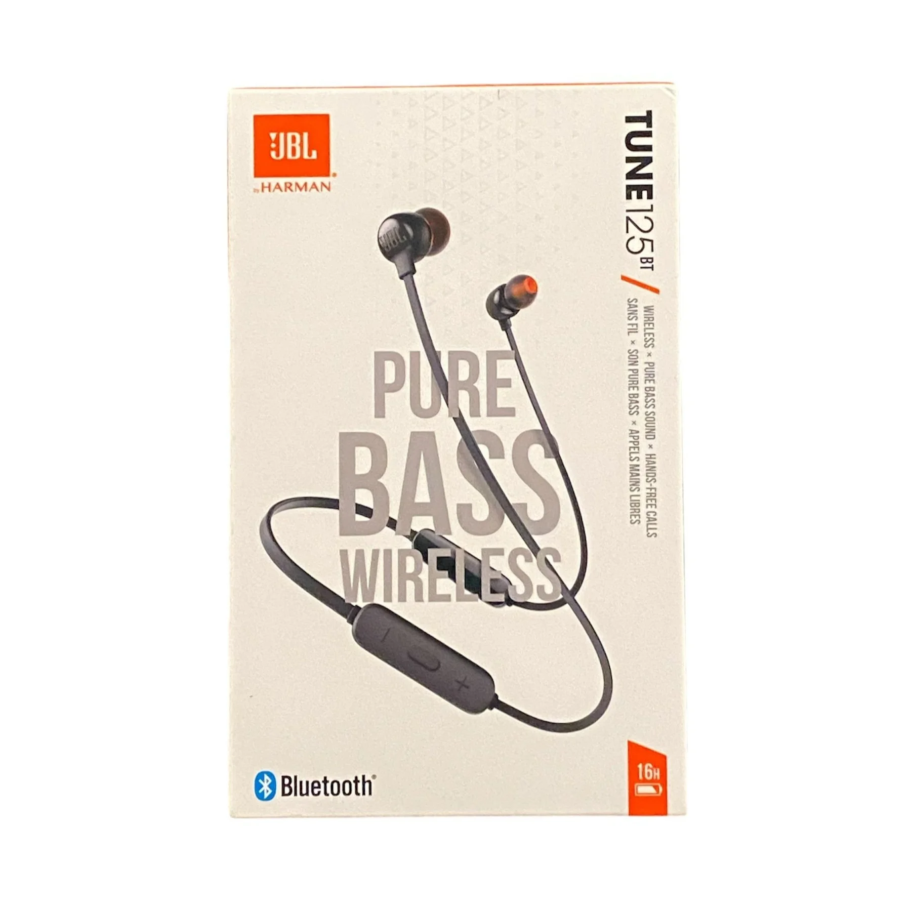 JBL Tune 125 Black Bluetooth Wireless Headphones