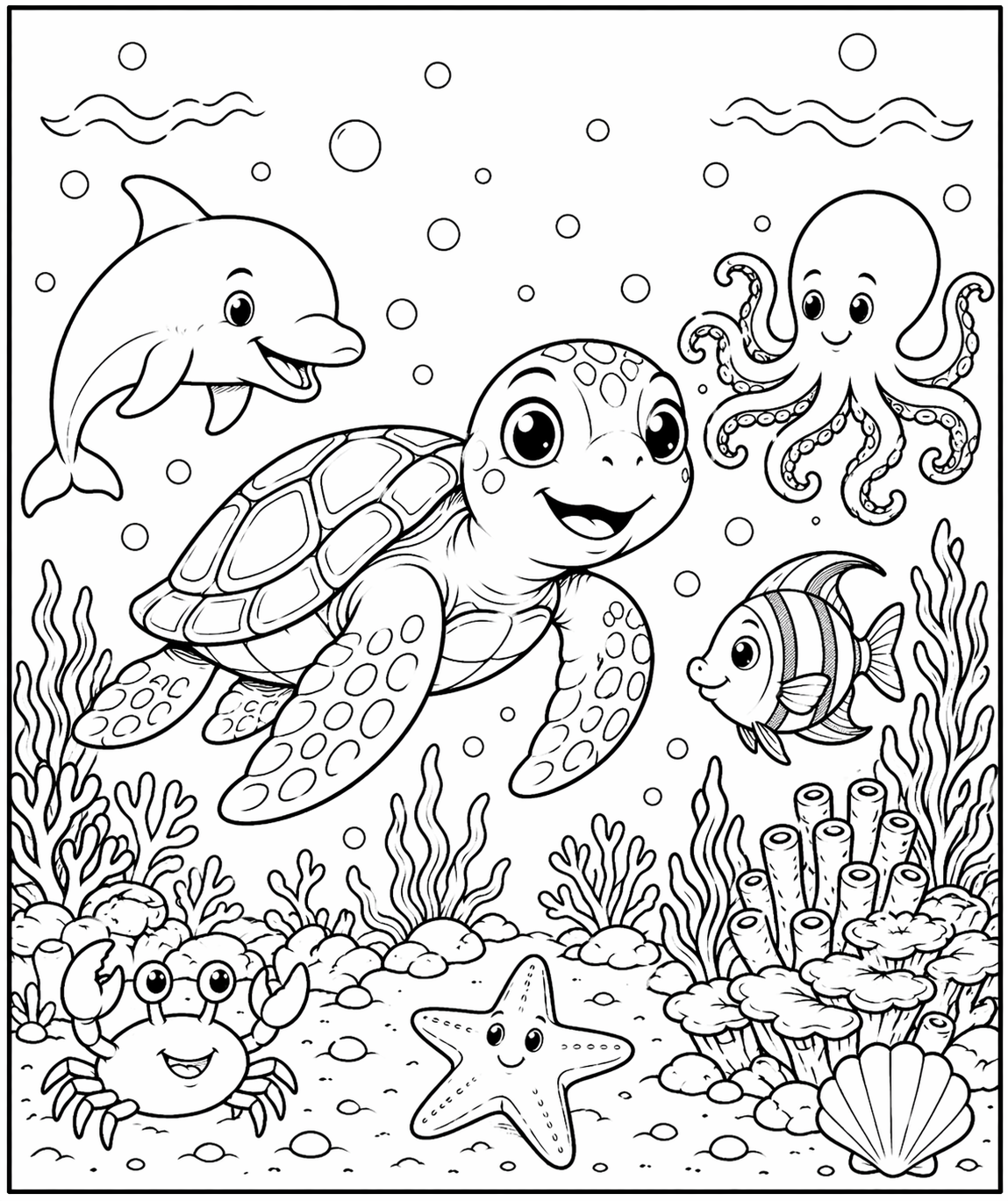 Under the Sea | Coloring page