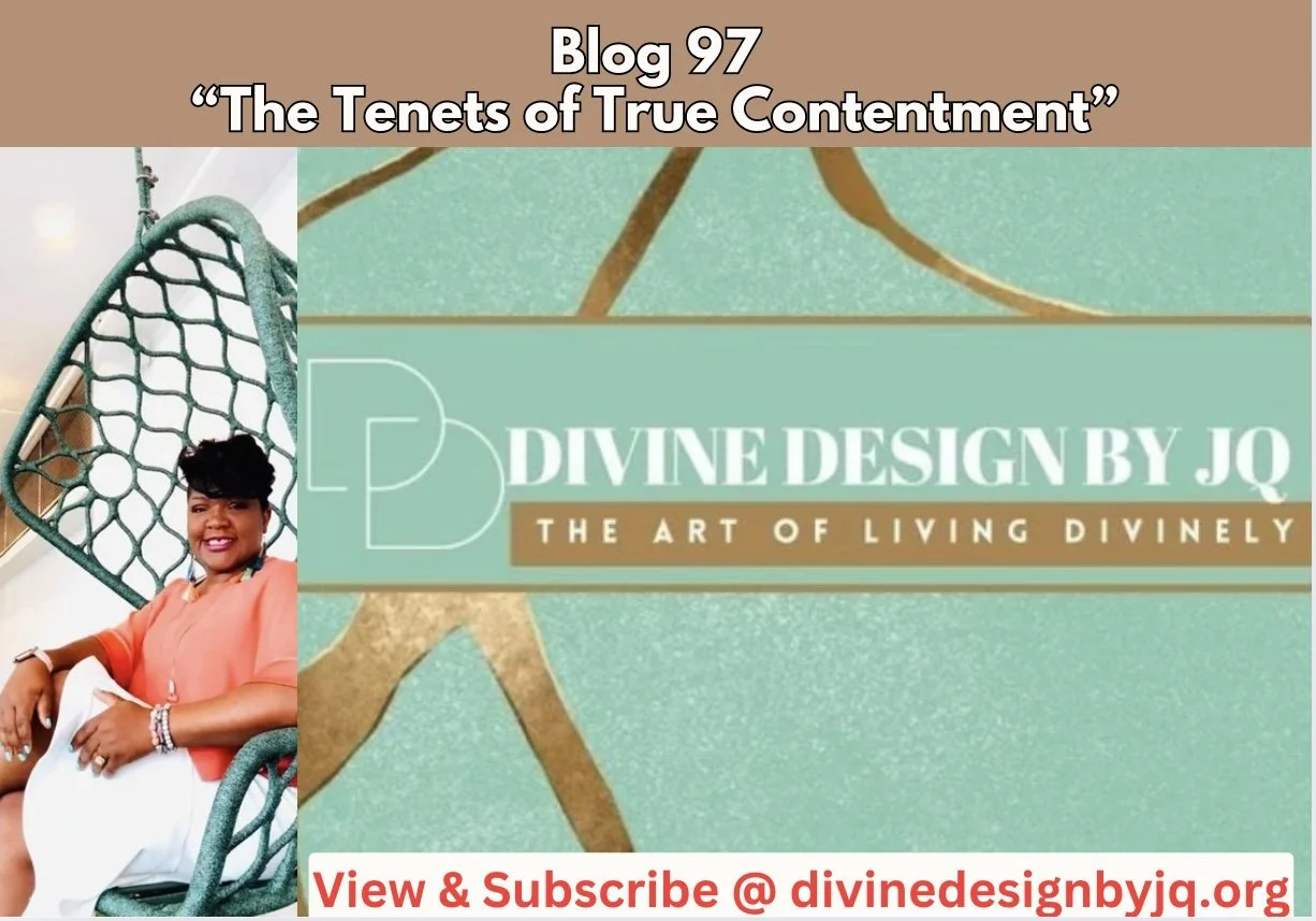 The Tenets of True Contentment!