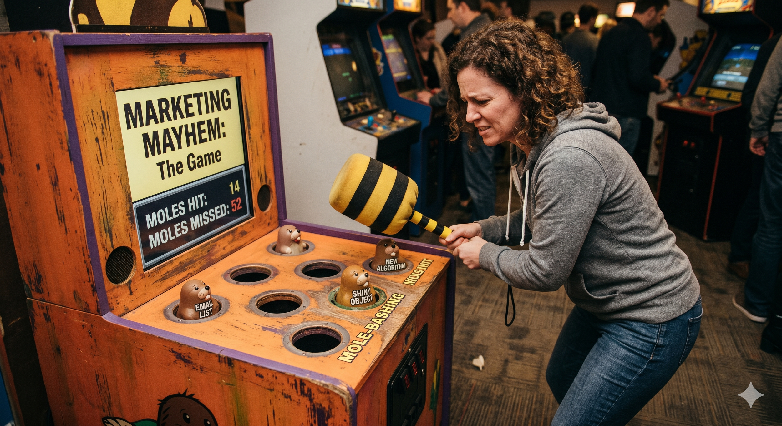 Marketing is Like Playing Wack-a-Mole