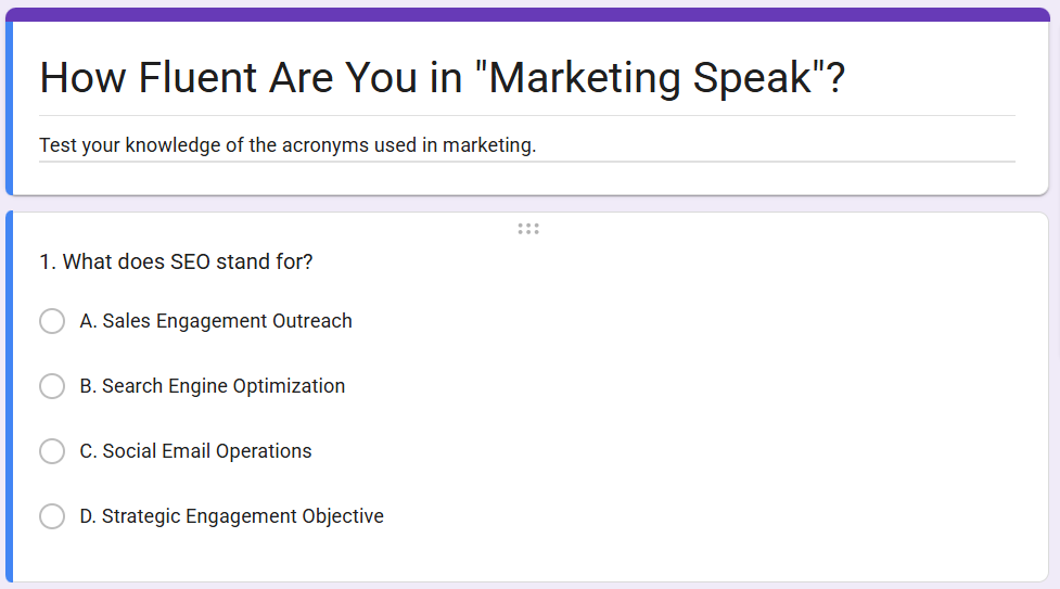 How Fluent Are You in "Marketing Speak"?
