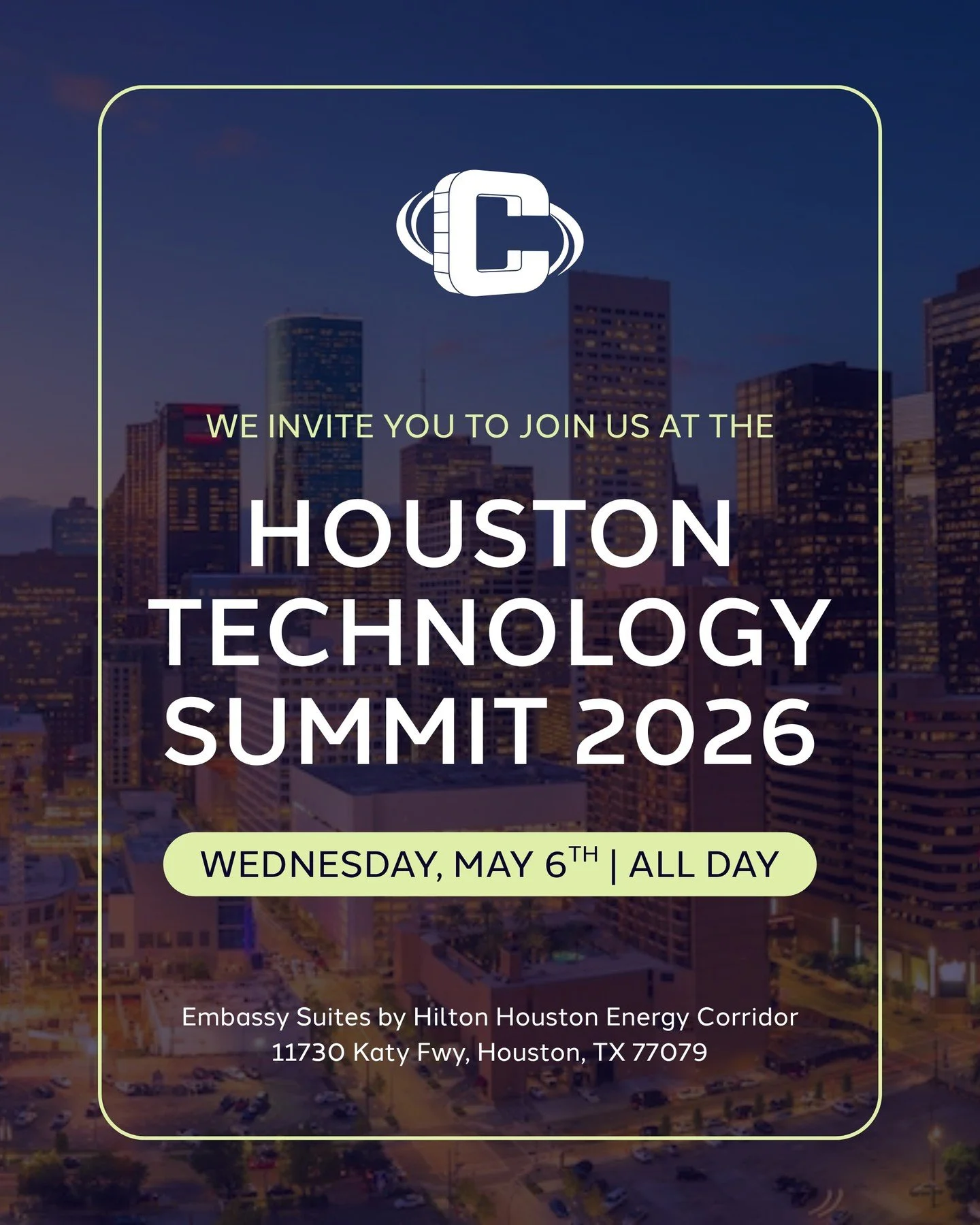We&rsquo;re excited for the 8th Annual ElevateIT: Houston Technology Summit 2026 next week!

If you&rsquo;re a business owner, in IT, or security practitioner interested in attending, we&rsquo;re offering a complimentary pass to register.

🎟 Enter C