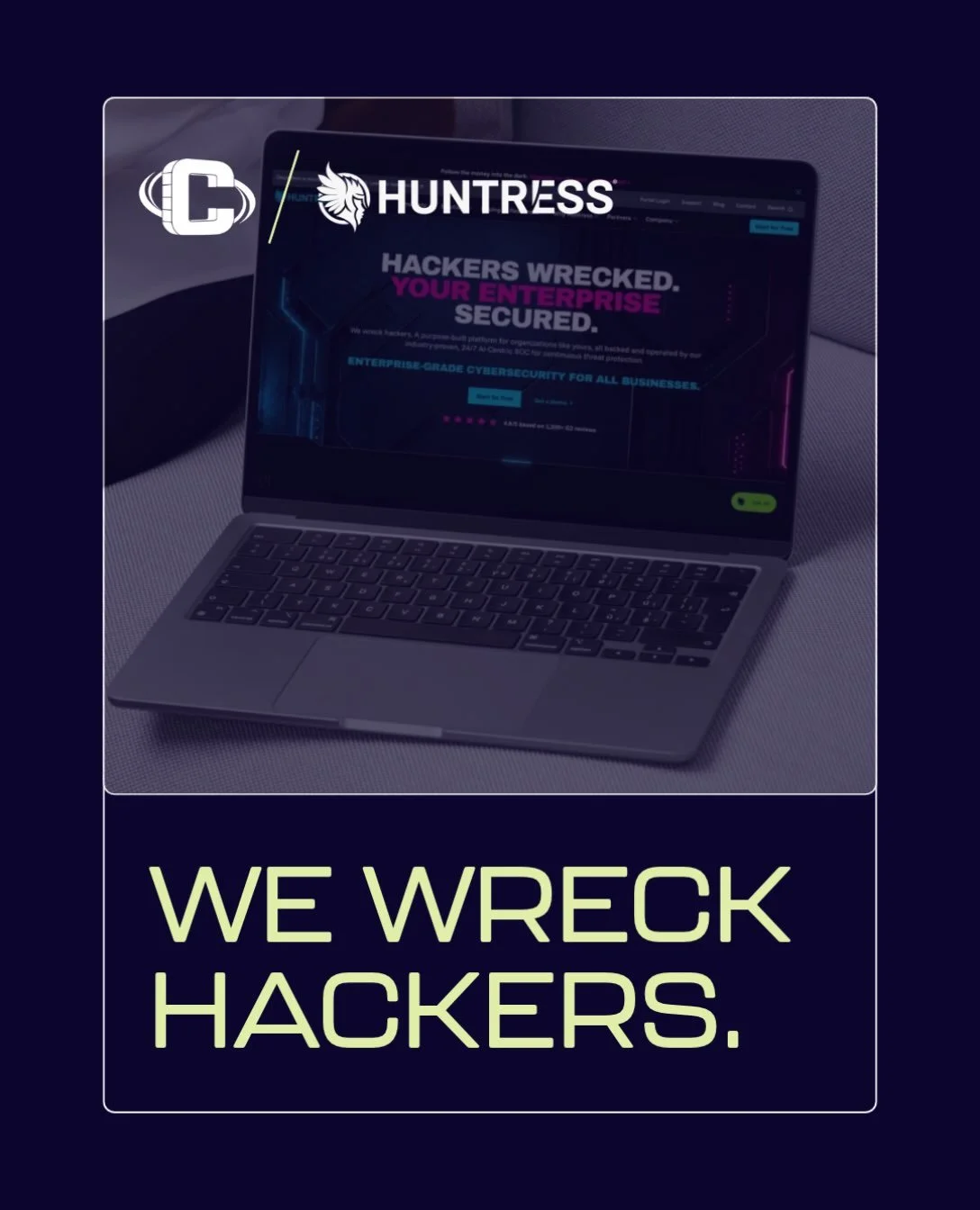 Cybersecurity is a team sport. 🤝

Together with @huntresslabs, we combine proactive IT support with security expertise to help our clients stay ahead of what&rsquo;s next.