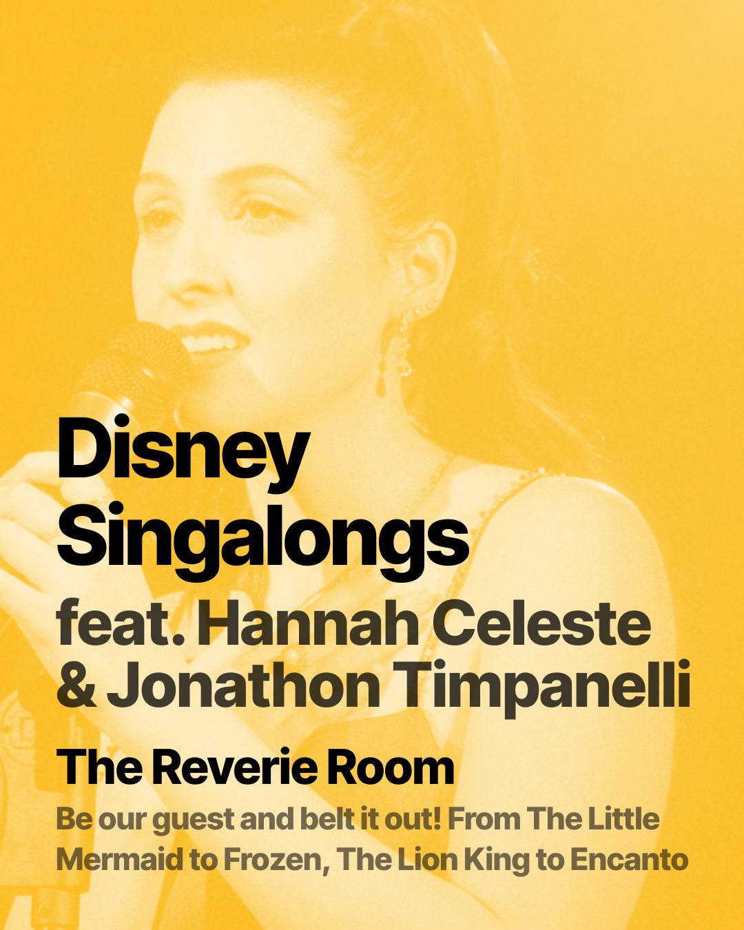 Reverie Room Presents: An Afternoon of Disney SingAlongs