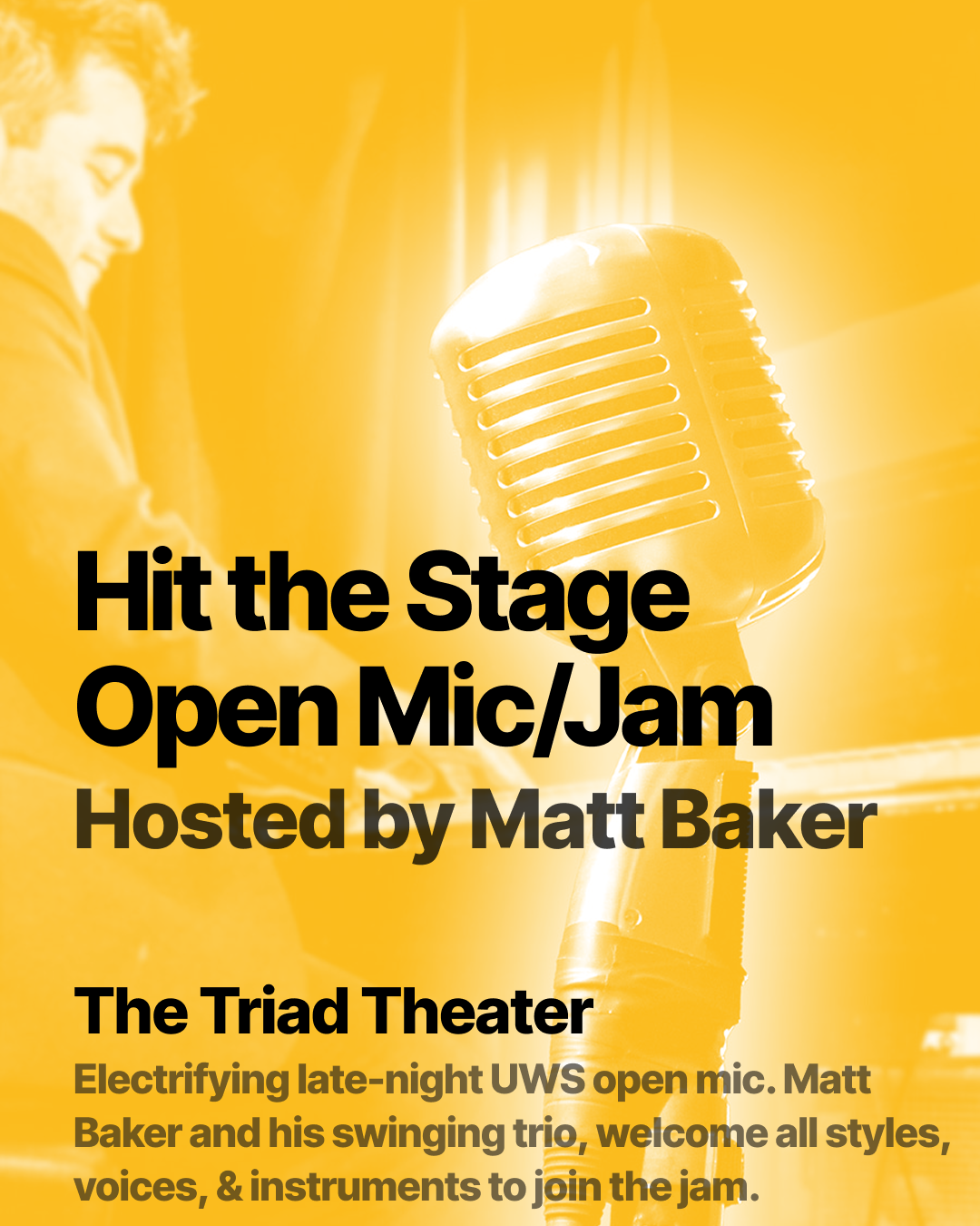 Hit the Stage Open Mic Jam – Upper West Side!