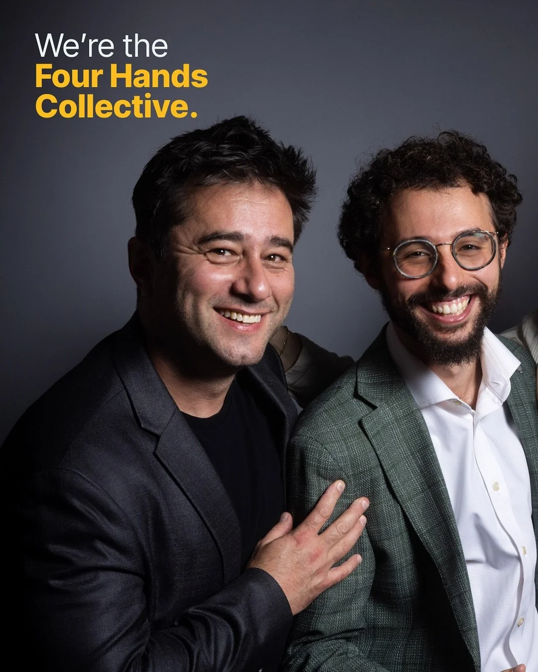 Who are we? Four Hands Collective supports local artists by promoting gigs, building community, and producing shows that actually take care of the people on stage.

It all started with a dog named Lucy at Black Press Coffee back in 2021. She brought 