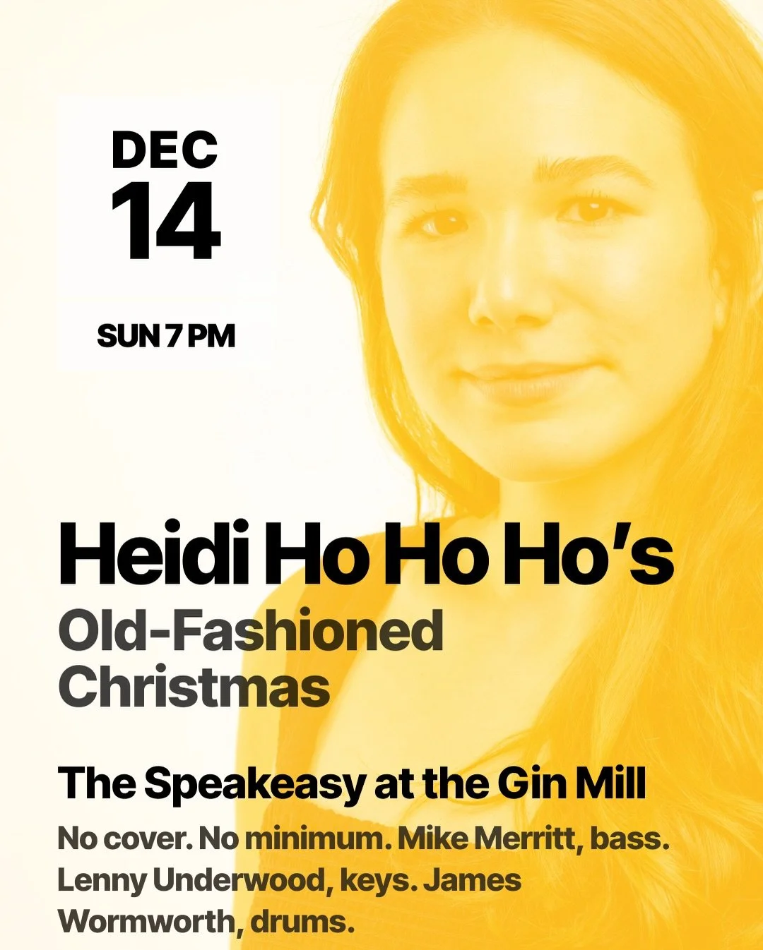 🎄✨ HEIDI HO HO HO&rsquo;S OLD-FASHIONED CHRISTMAS IS BACK! ✨🎄

 @heidiblairclark is bringing the cheer, the classics, and the cozy holiday chaos we wait for all year &mdash; and it&rsquo;s FREE!

Sunday, December 14
 7&ndash;9PM
 📍 @thespeakeasyuw