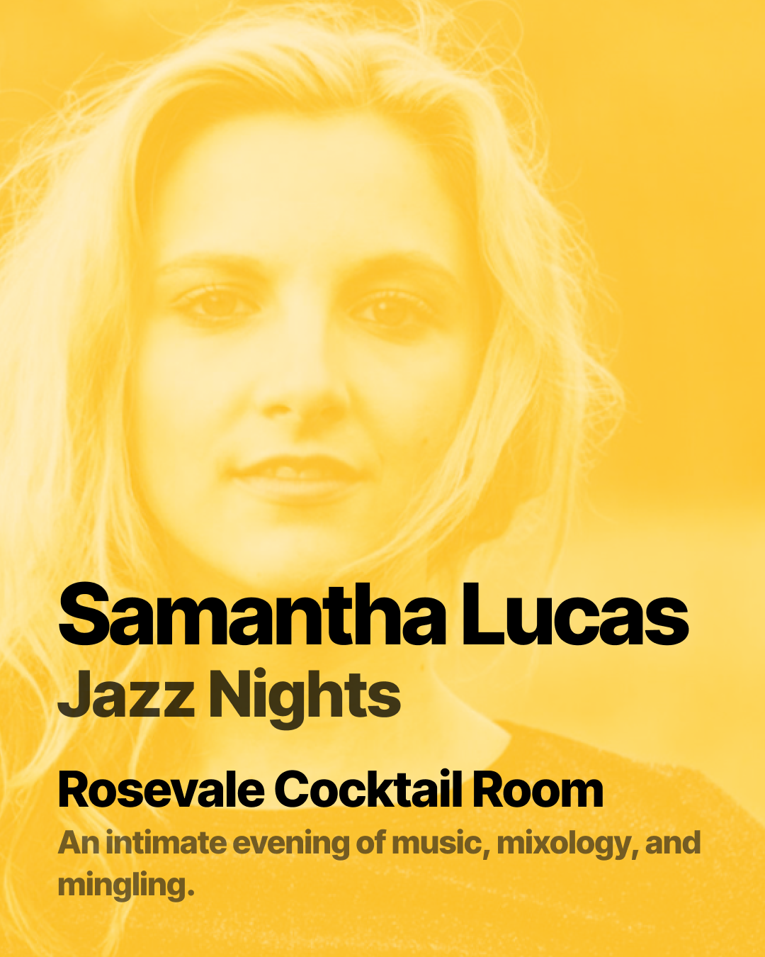 Friday Jazz Nights at Rosevale | Samantha Lucas