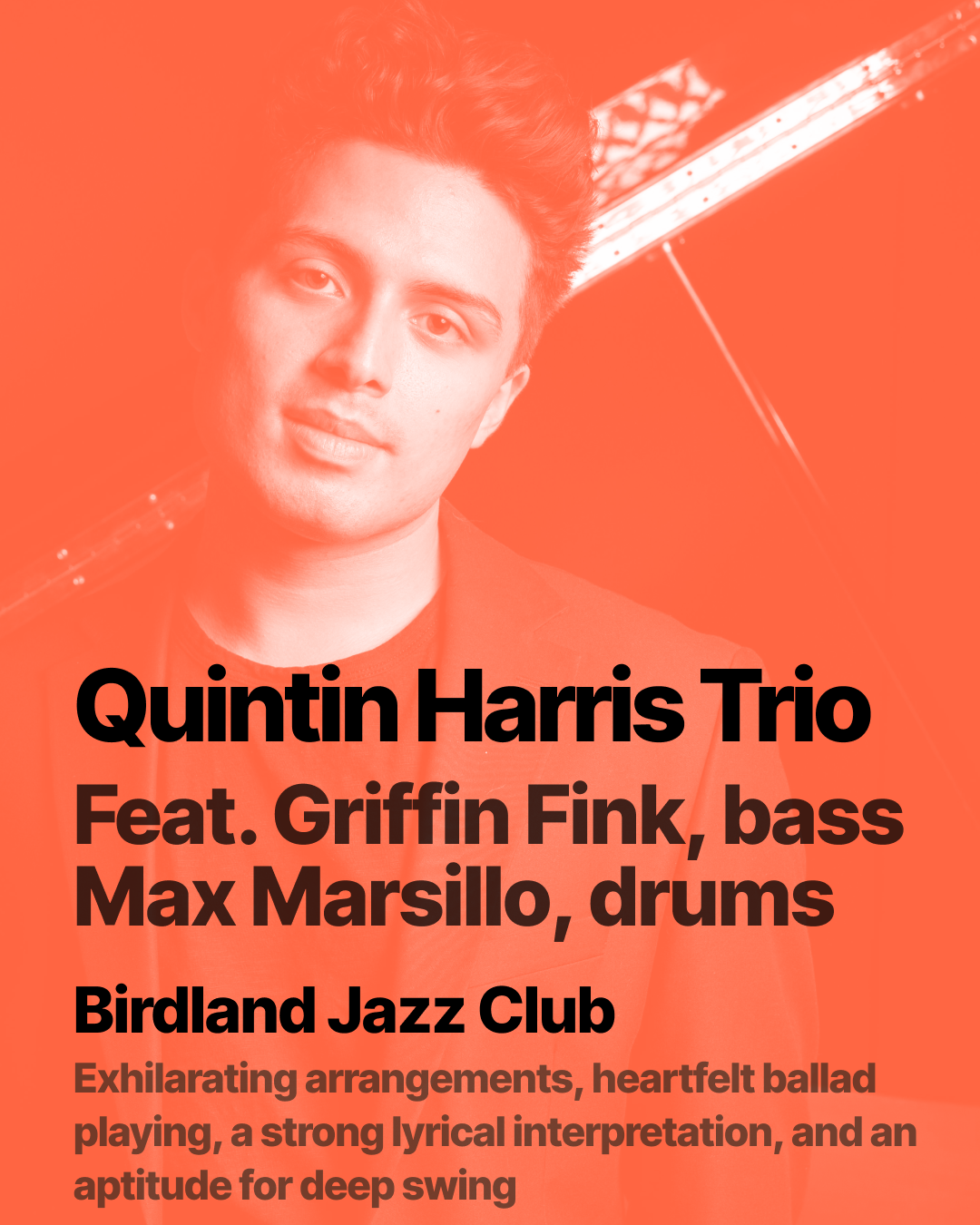 Quintin Harris Trio LIVE at Birdland