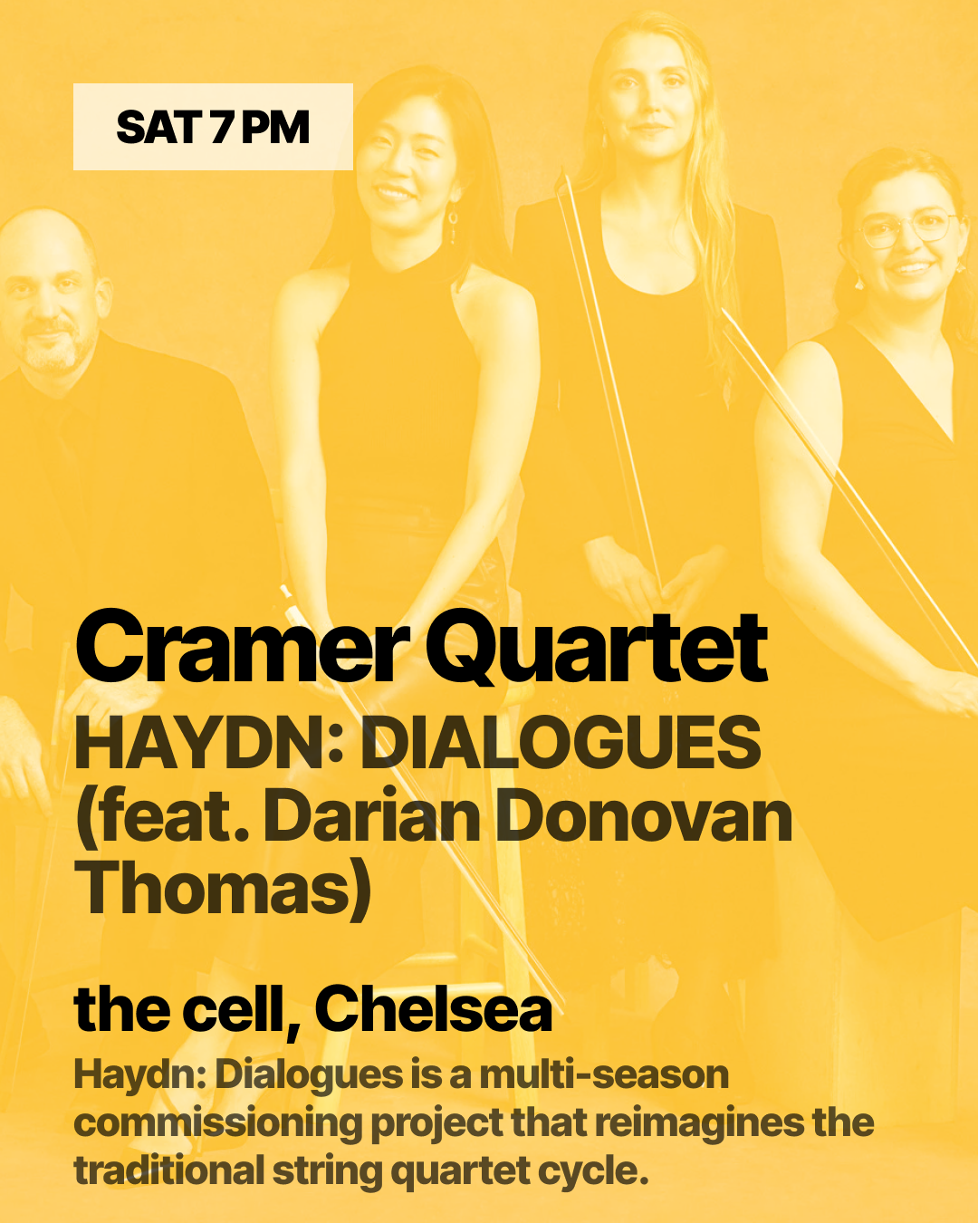 HAYDN: DIALOGUES @thecelltheatre featuring Darian Donovan Thomas