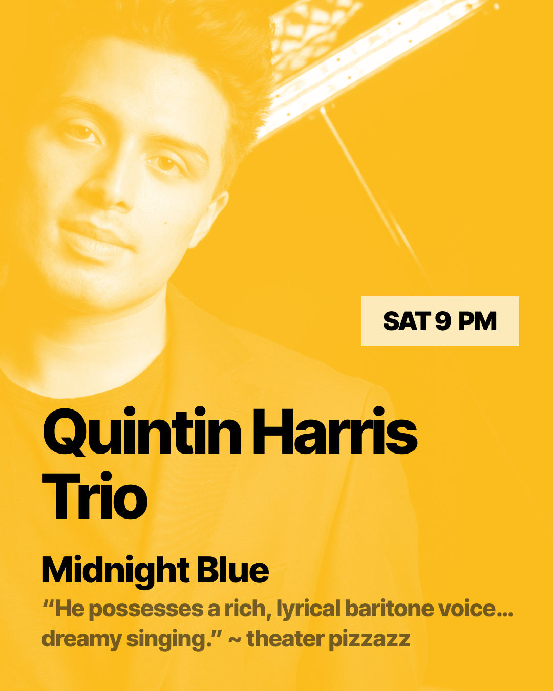 QUINTIN HARRIS TRIO at Midnight Blue