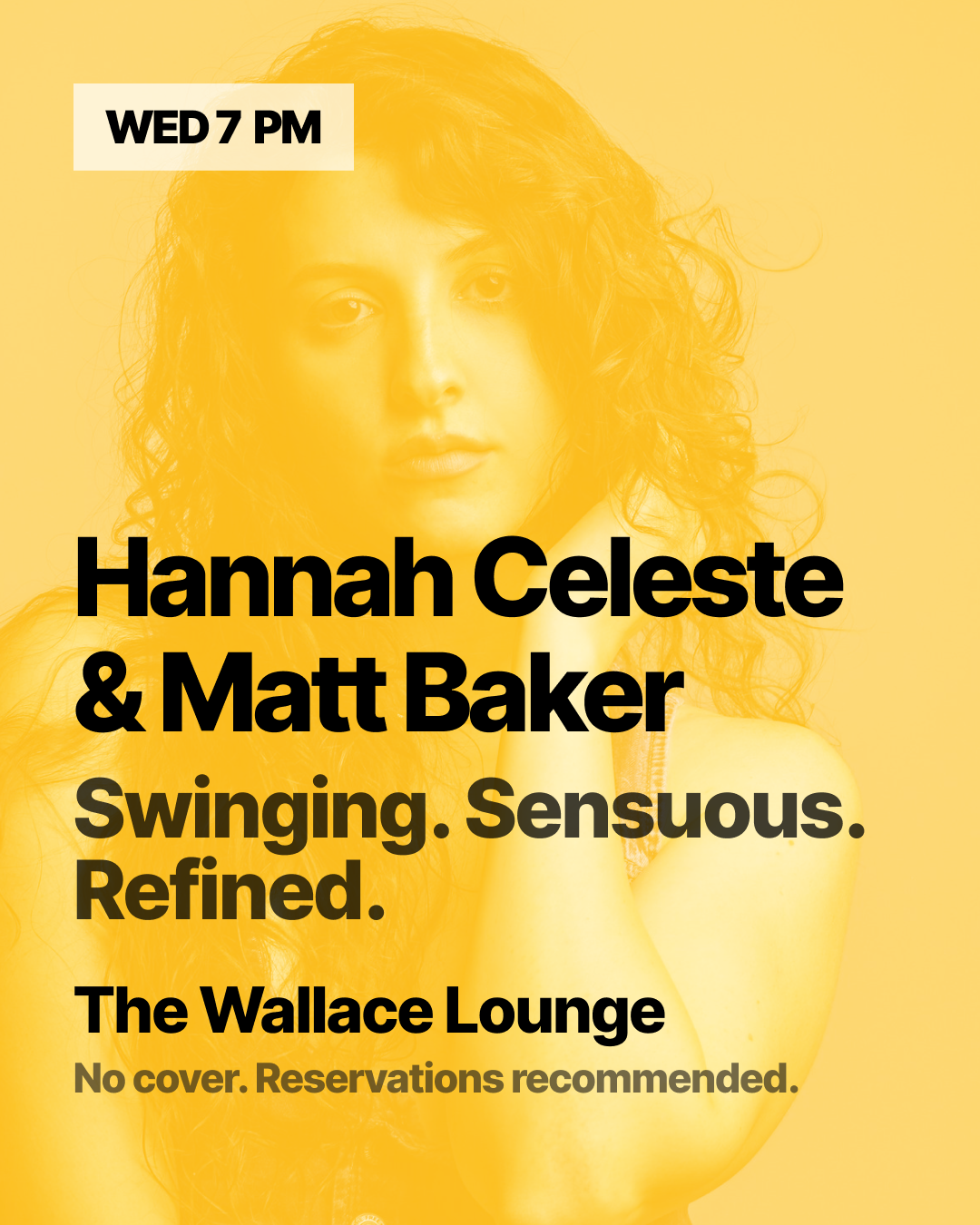 Hannah Celeste Wednesday Night Jazz at The Wallace Lounge