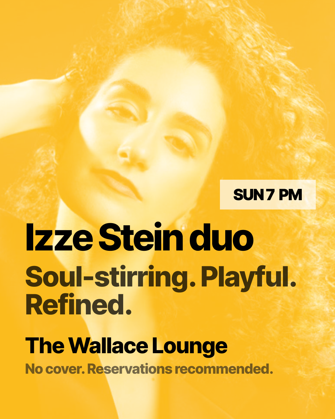 IZZE STEIN at The Wallace Lounge