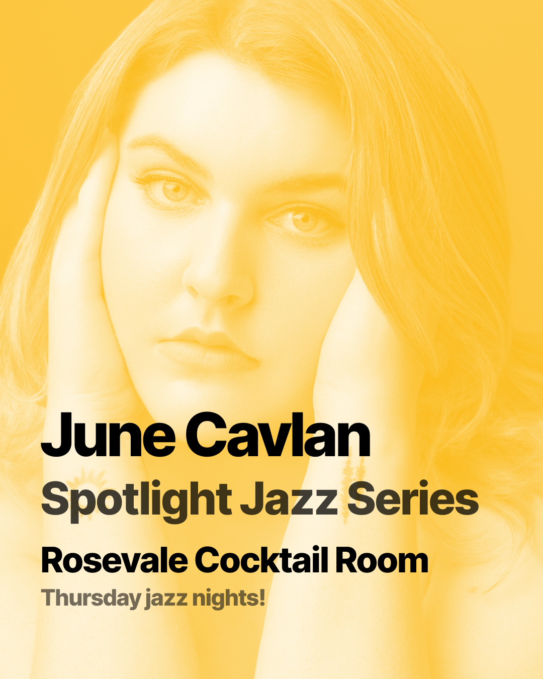 June Cavlan at Rosevale Cocktail Room