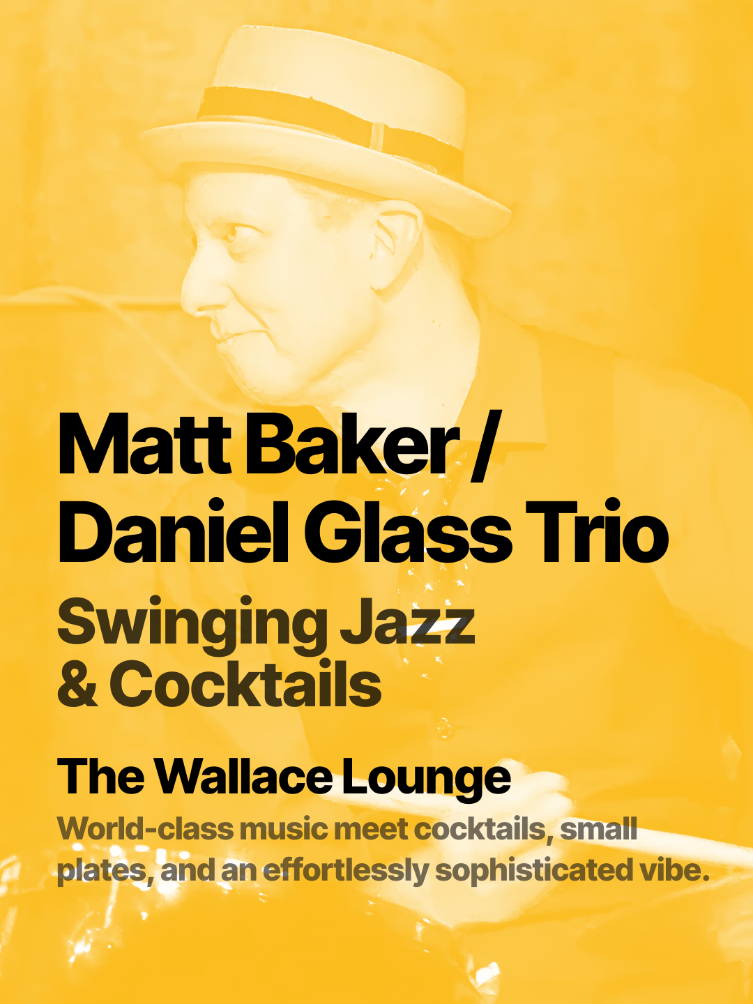 Matt Baker & Daniel Glass: Two Masters, One Neighborhood, Wallace Lounge