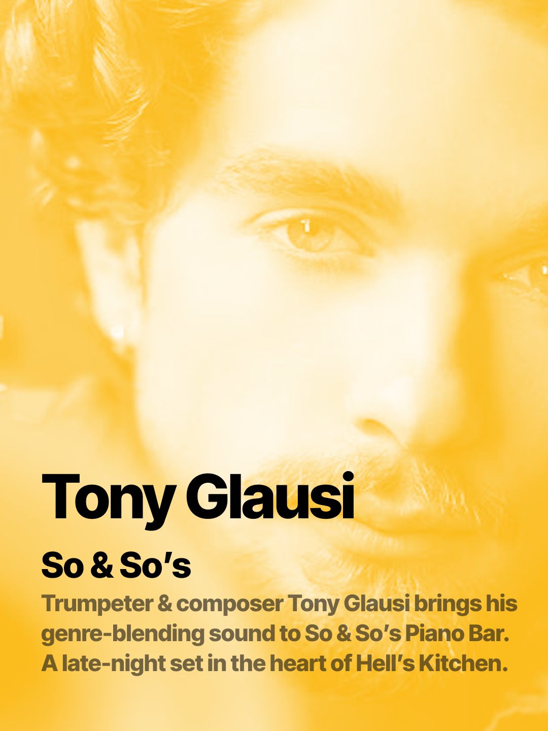 Tony Glausi Quartet featuring Liya Grigoryan — Live at So &amp; So's