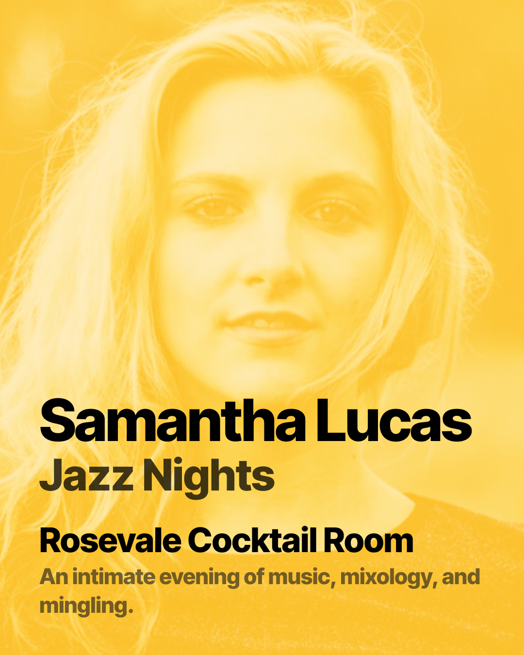 Samantha Lucas at Rosevale Cocktail Room