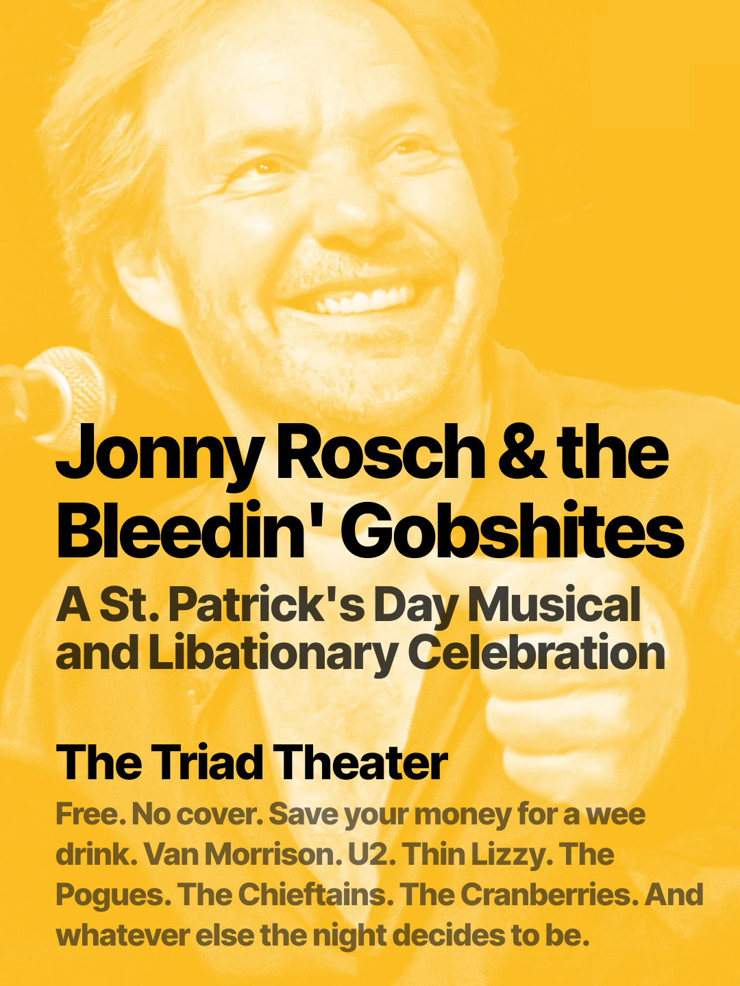Jonny Rosch and the Bleedin' Gobshites: A St. Patrick's Day Musical and Libationary Celebration