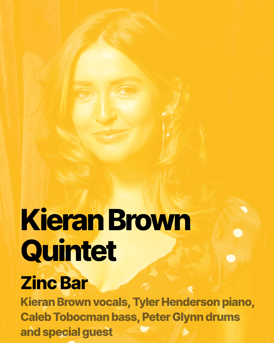 Kieran Brown at Zinc Bar