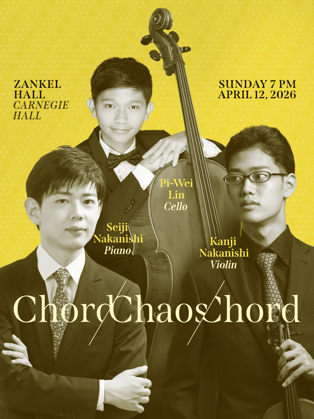 CHORD / CHAOS / CHORD: Seiji Nakanishi at Carnegie Hall
