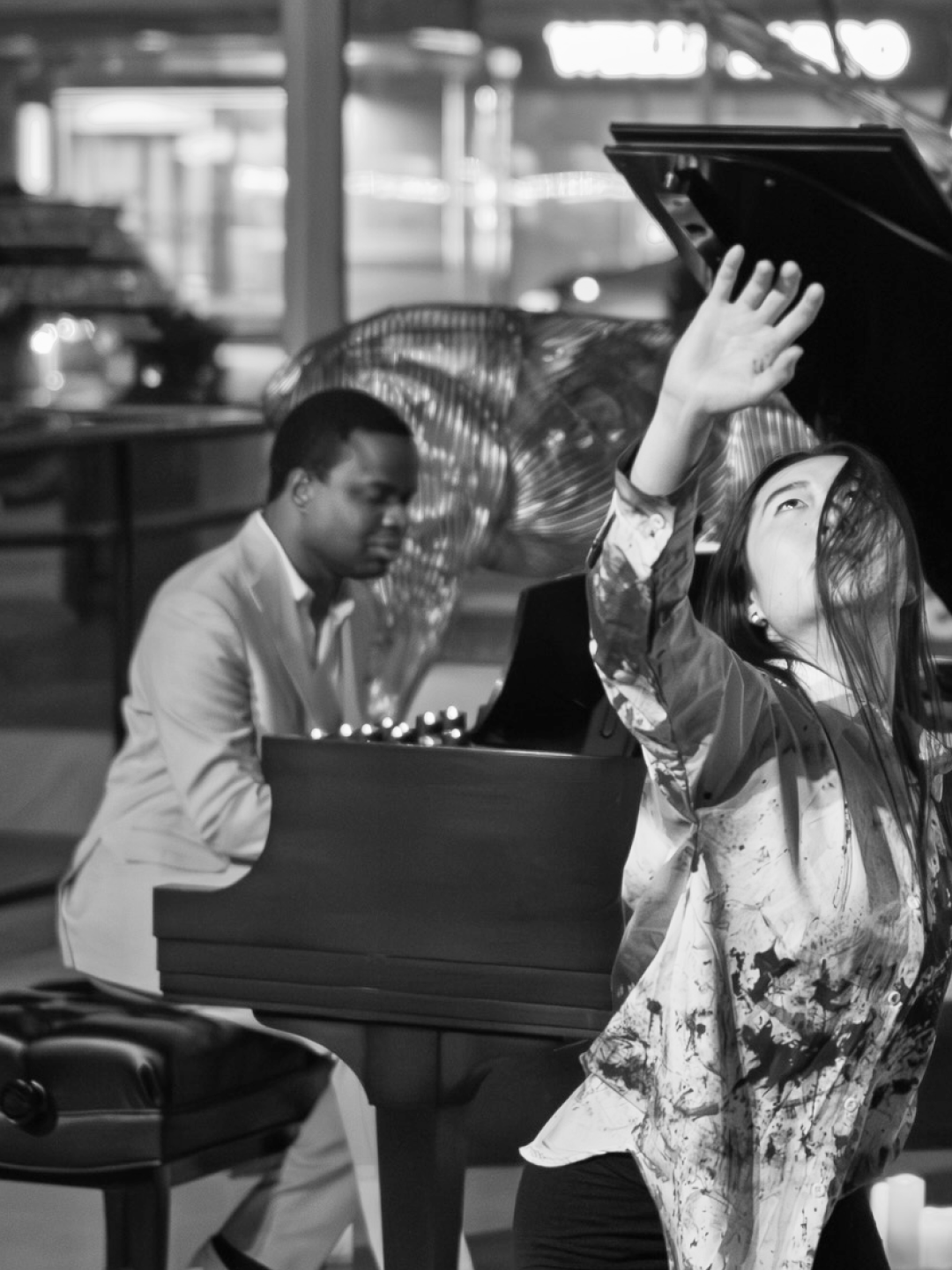 Noir Piano Salon: Where Music Gets Drawn Into Existence