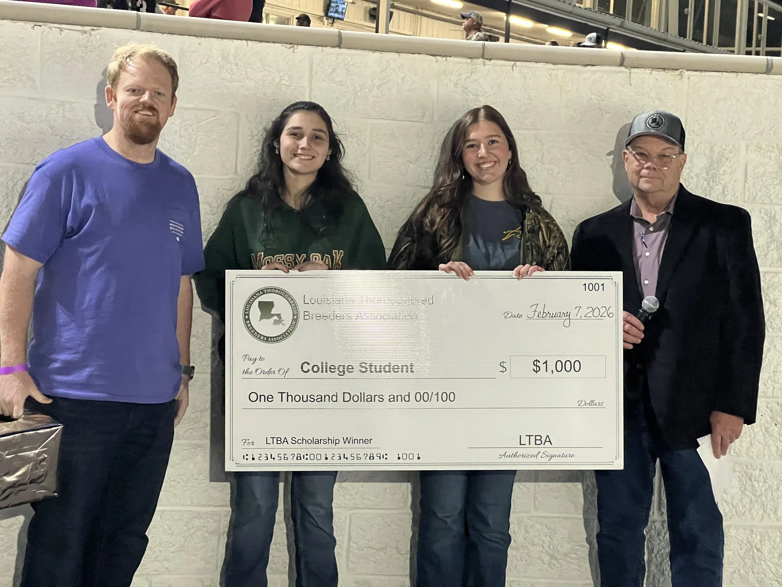 Scholarships Awarded at Louisiana Premier Night