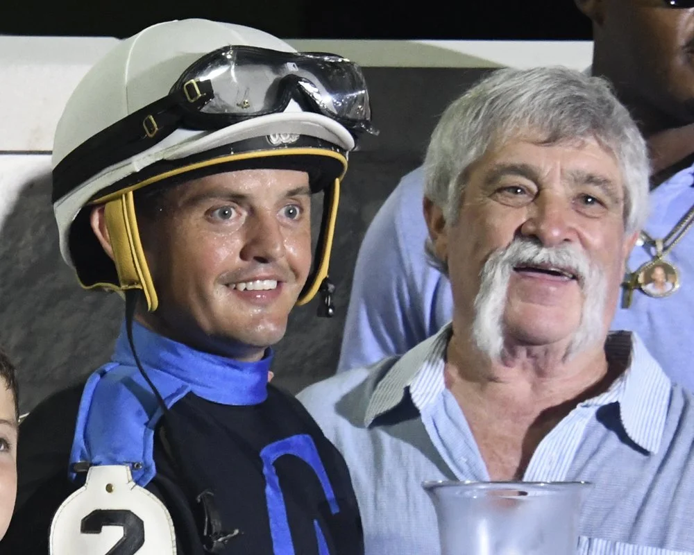 Colby Hernandez with Dale Angelle.
