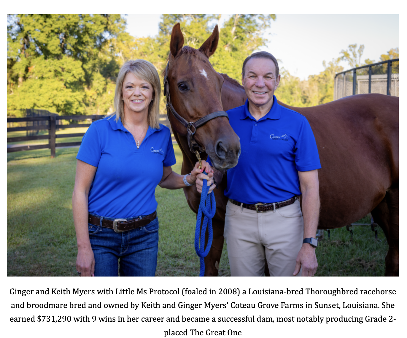 Coteau Grove Farms Named Finalist for TOBA National Breeder of the Year