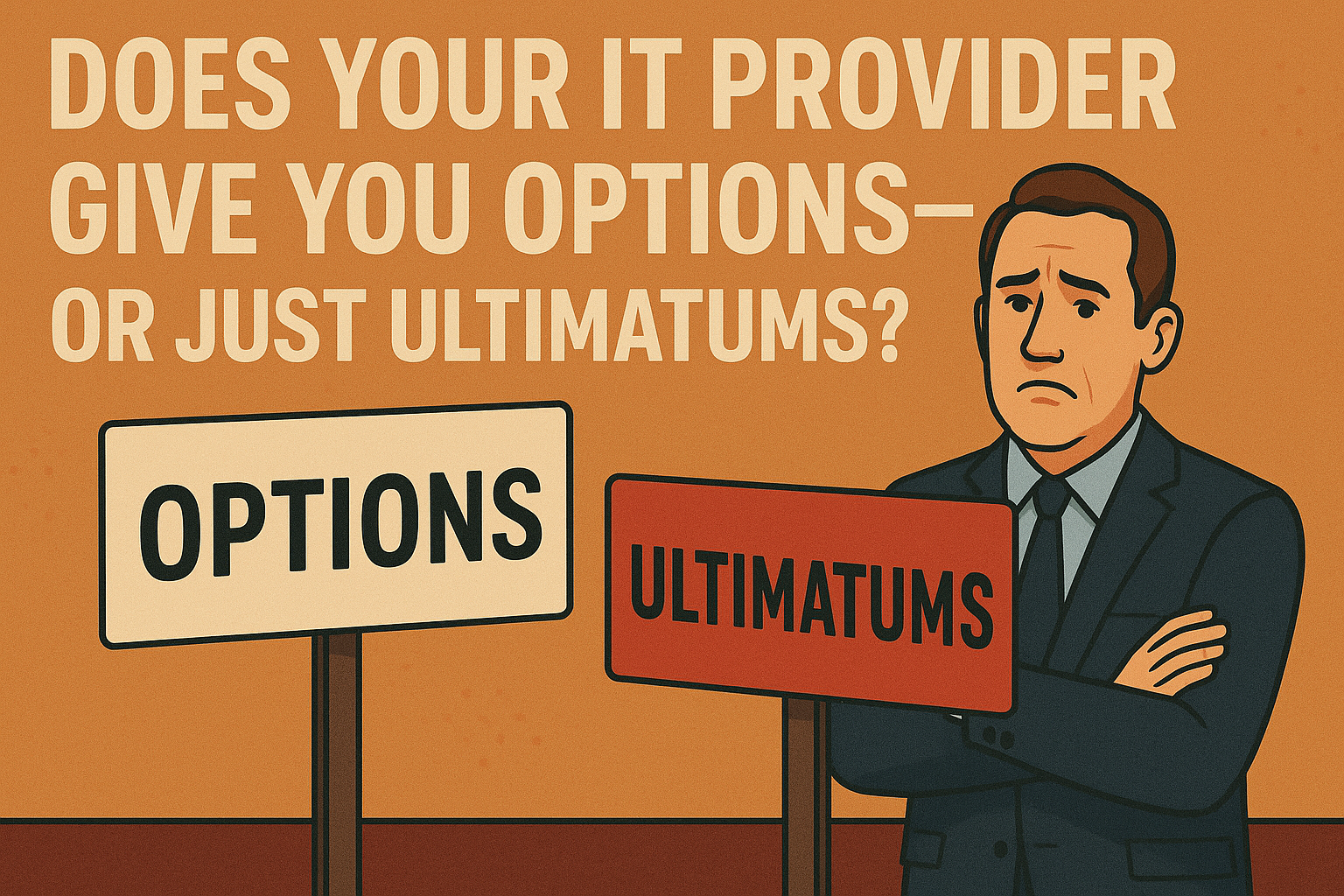 Does Your IT Provider Give You Options or Just Ultimatums?