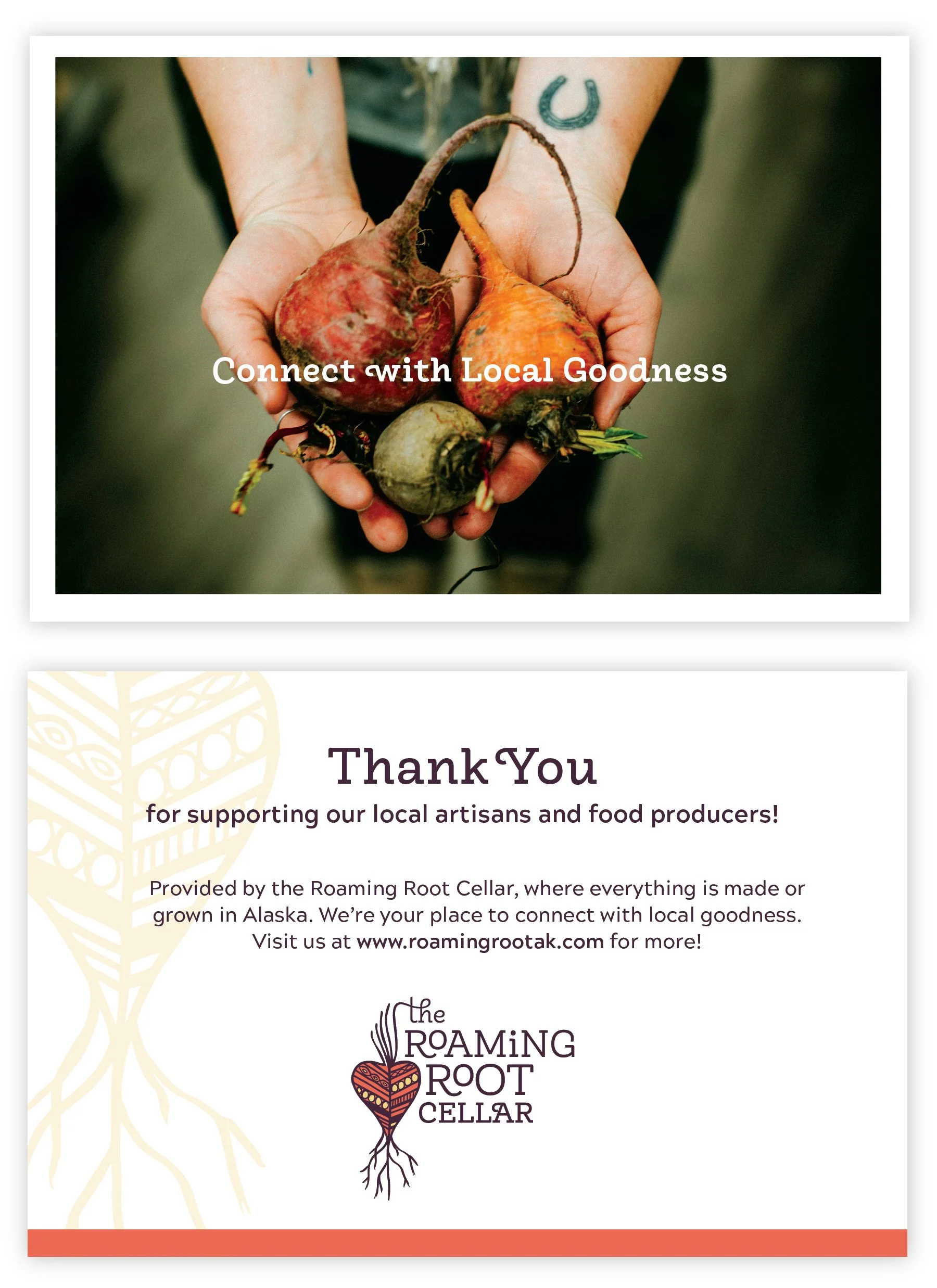 Roaming Root Postcard 1