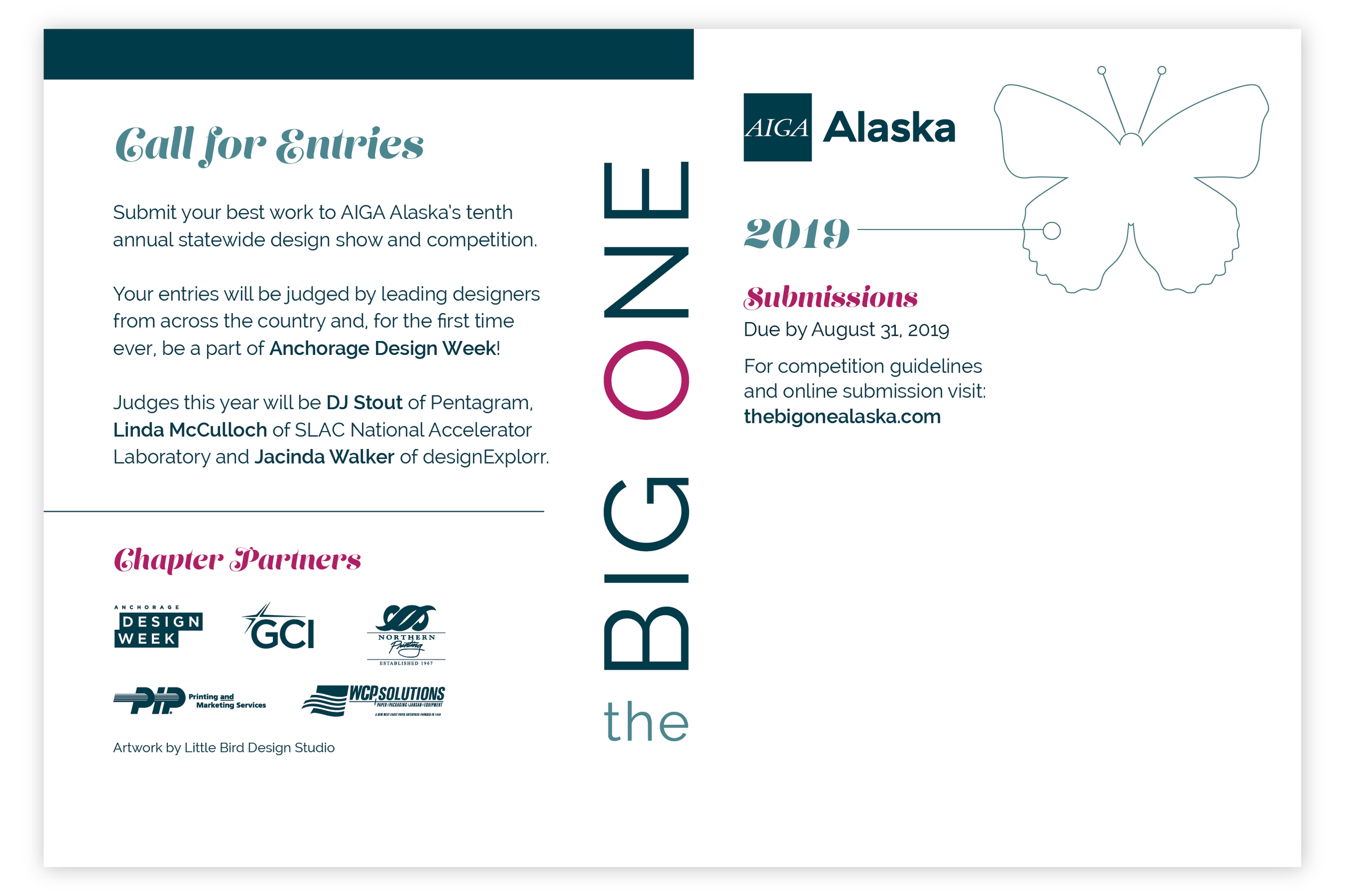 The Big One Promotional Postcard - Back