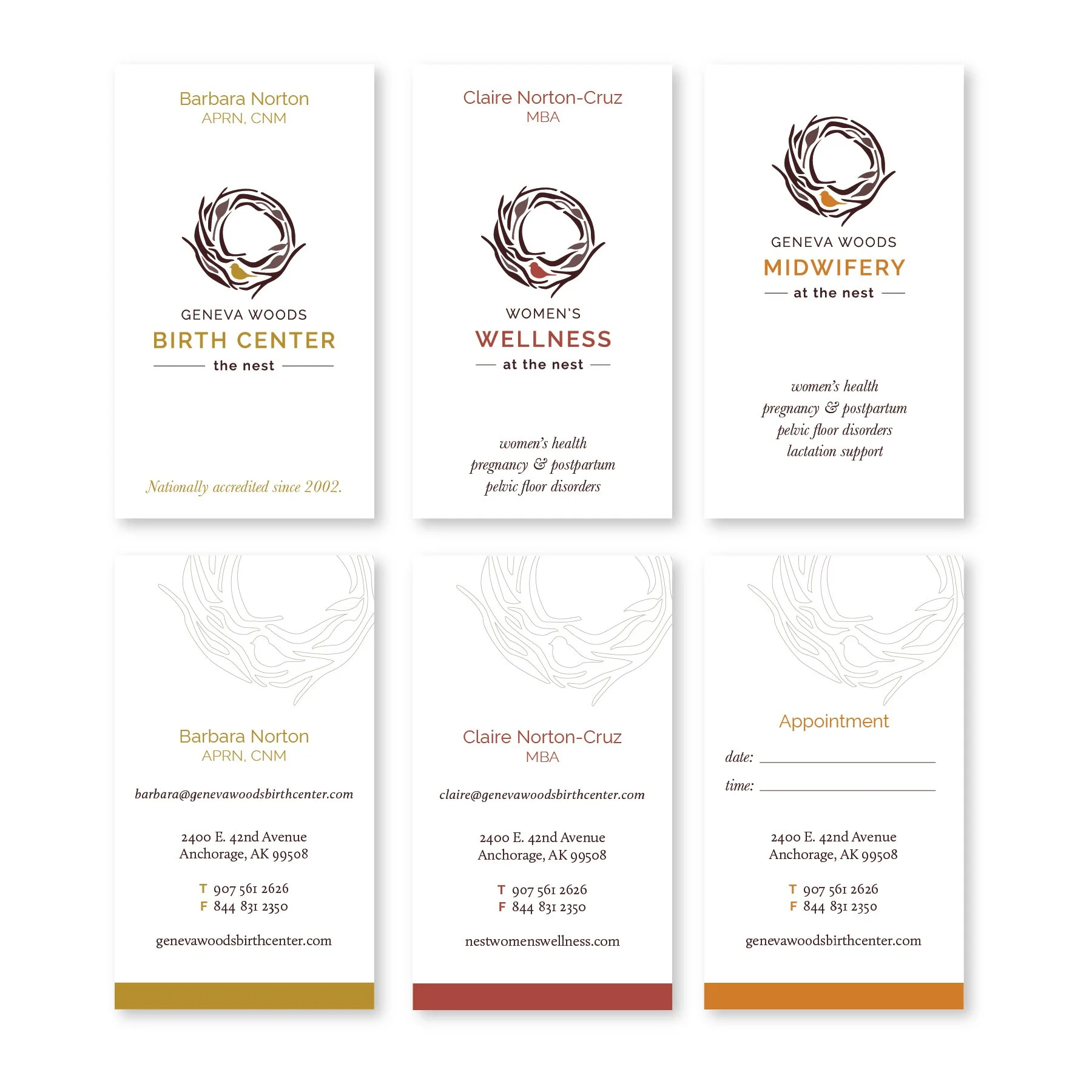 Geneva Woods Business Cards